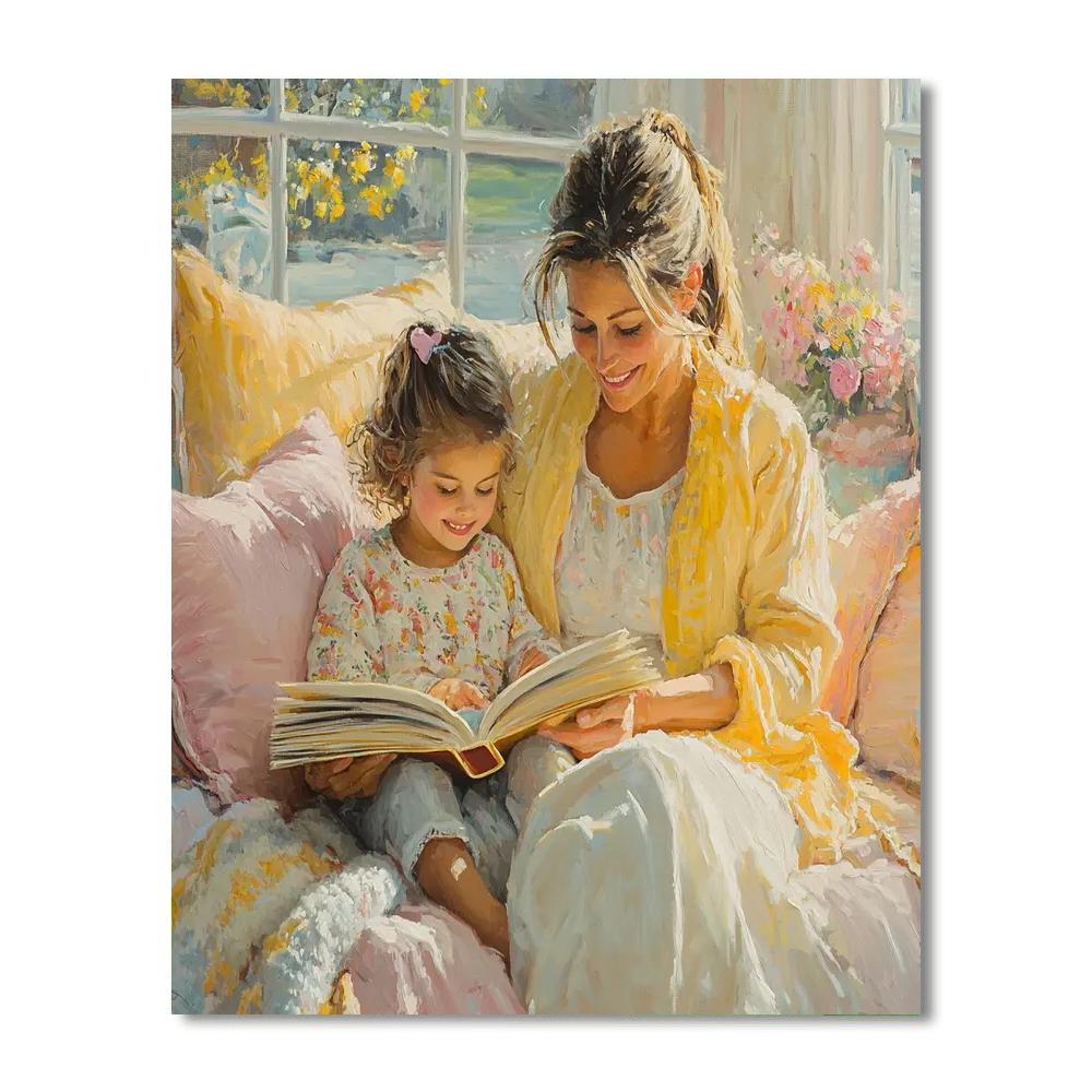 A Cozy Embrace Numbered Painting Kits