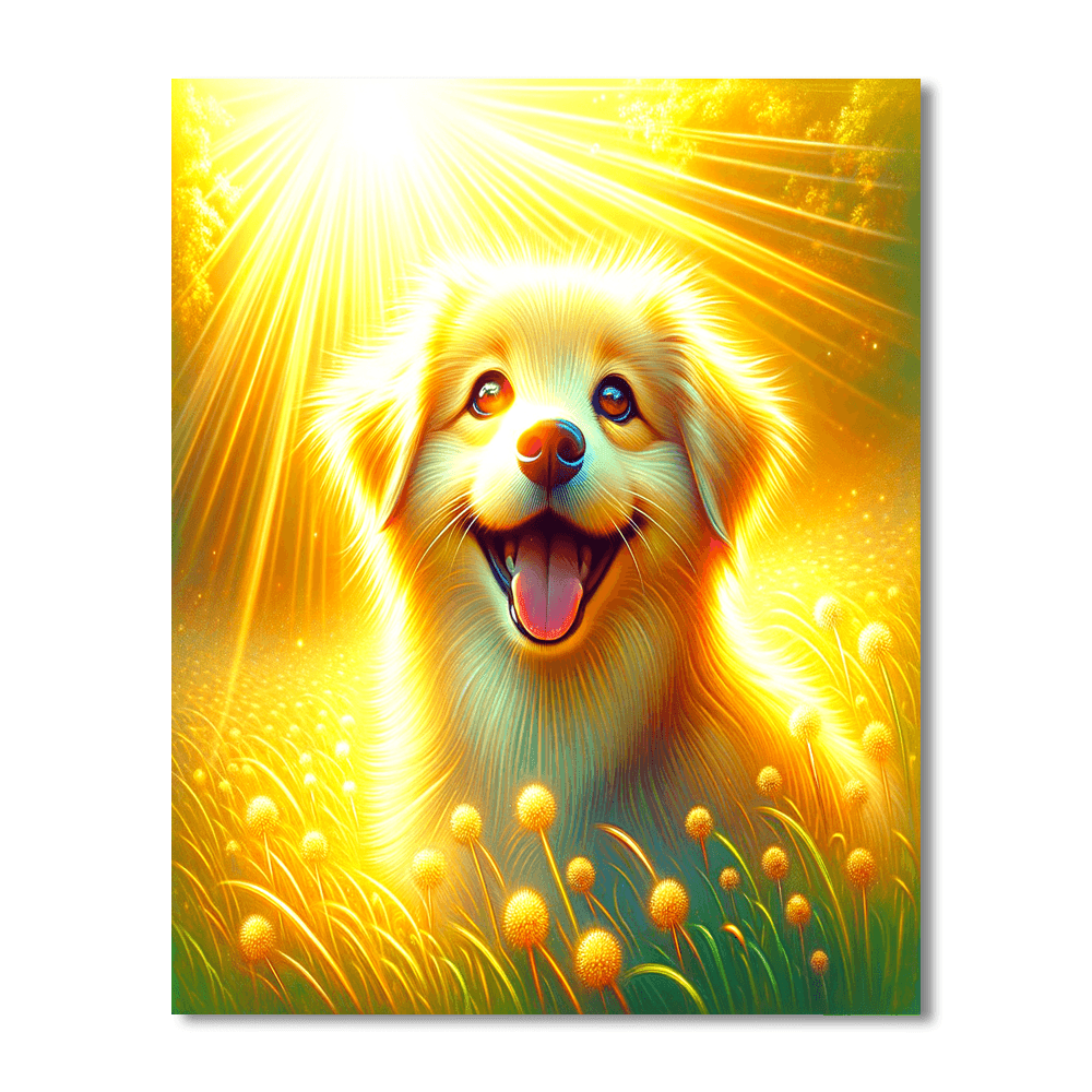 Canine Companions Delight Painting Number Kit