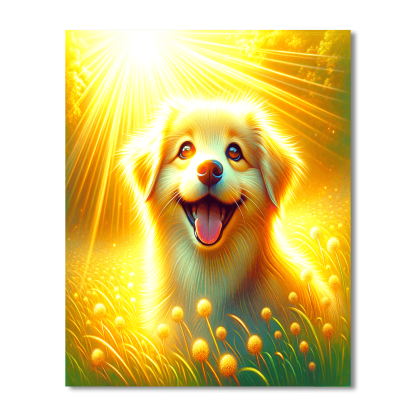 Canine Companions Delight Painting Number Kit