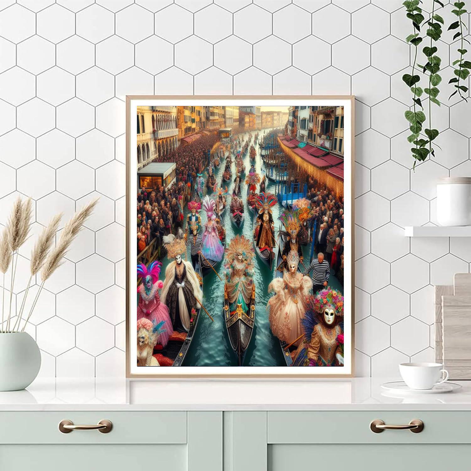 Carnival - Venice - Italy Paint By Numbers Kits