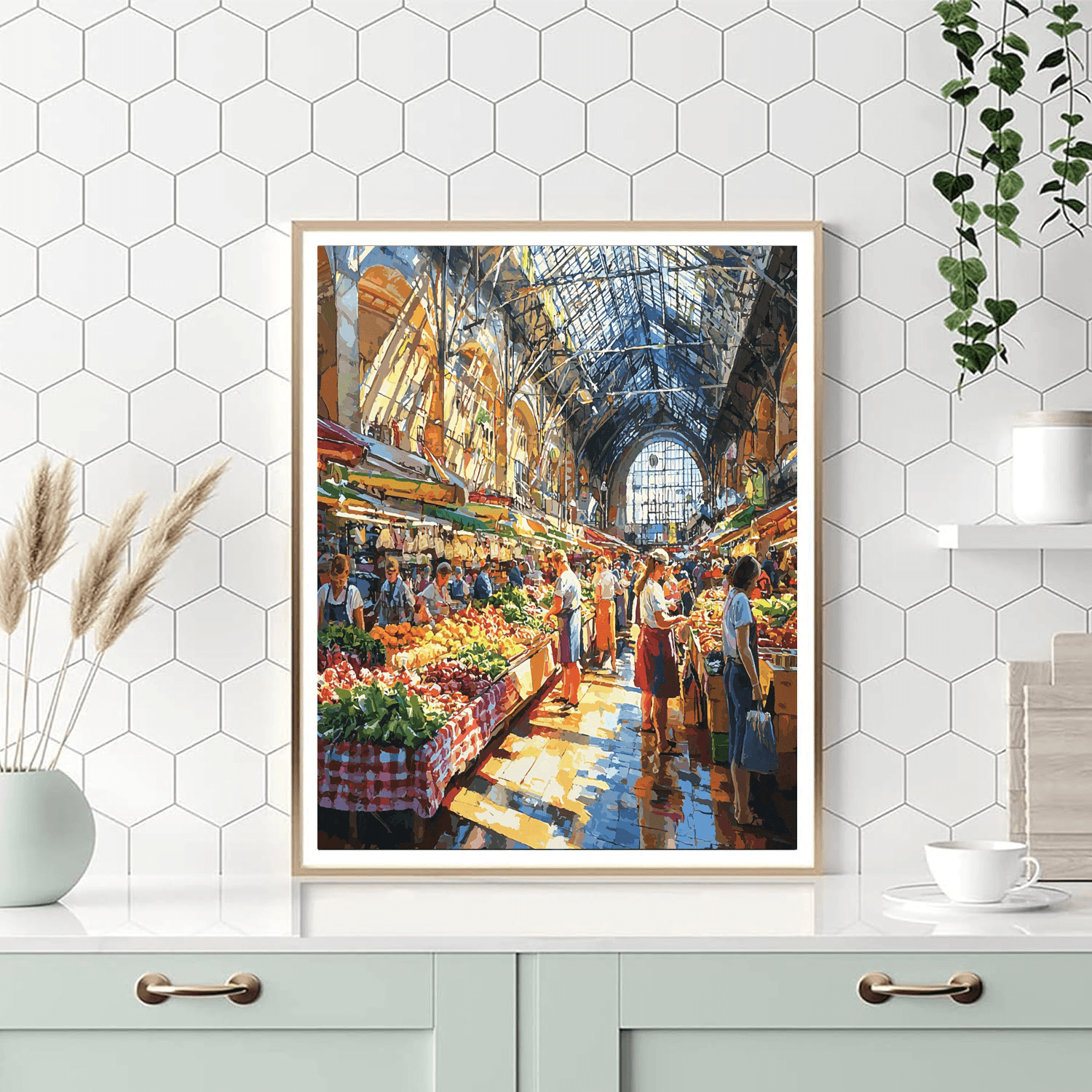 Riga Central Market Painting Number Kit