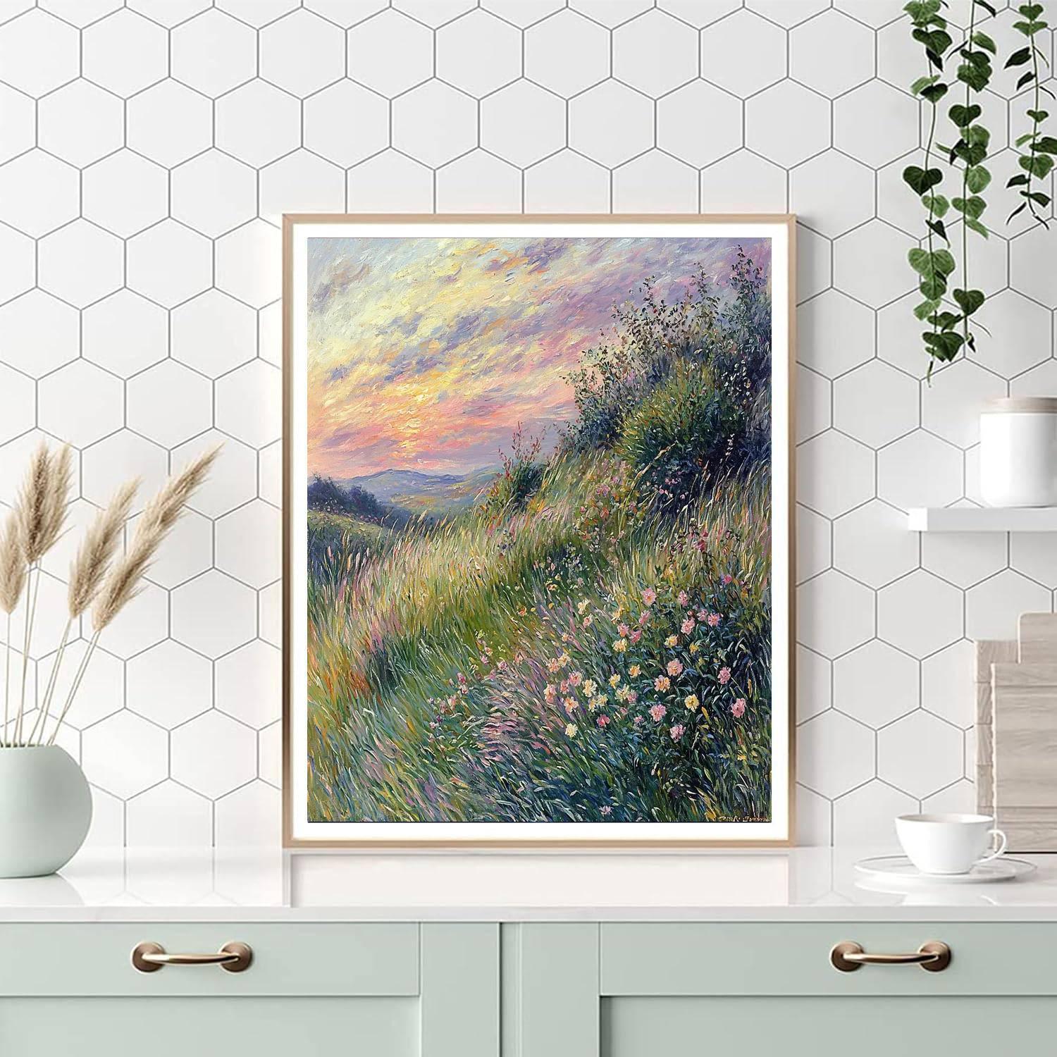 Pierre-Auguste Renoir Inspired Elysian Glow  DIY Paint By Numbers