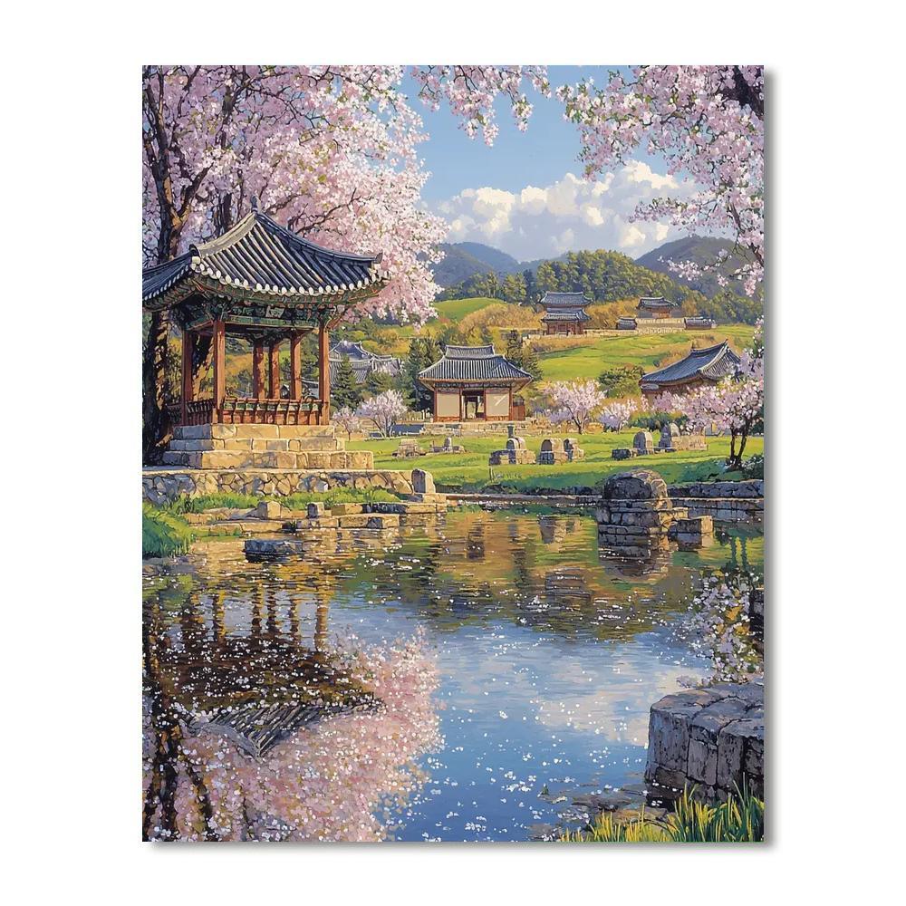 Gyeongju Historic Area - South Korea Paint By Number