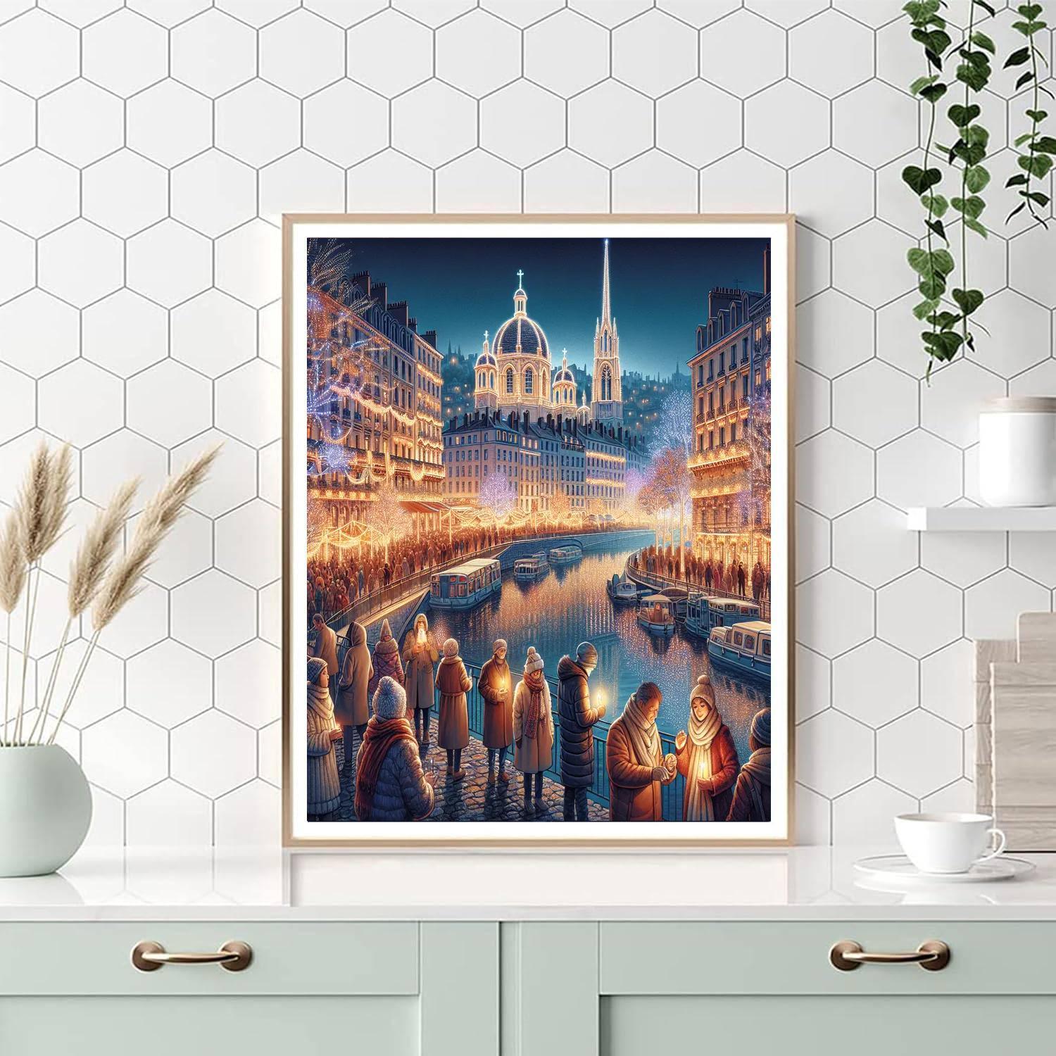 Festival Of The Lights - Lyon, France Paint By Number