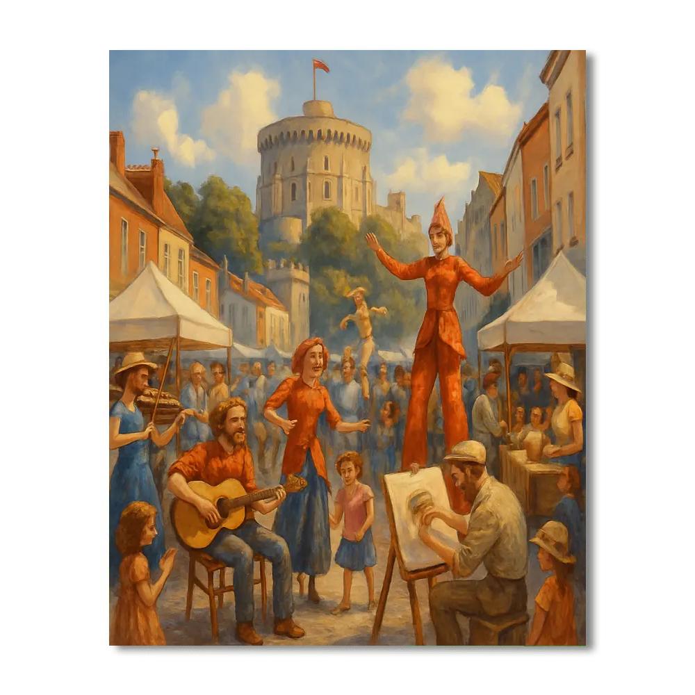 Windsor Festival - United Kingdom Paint By Numbers Kits