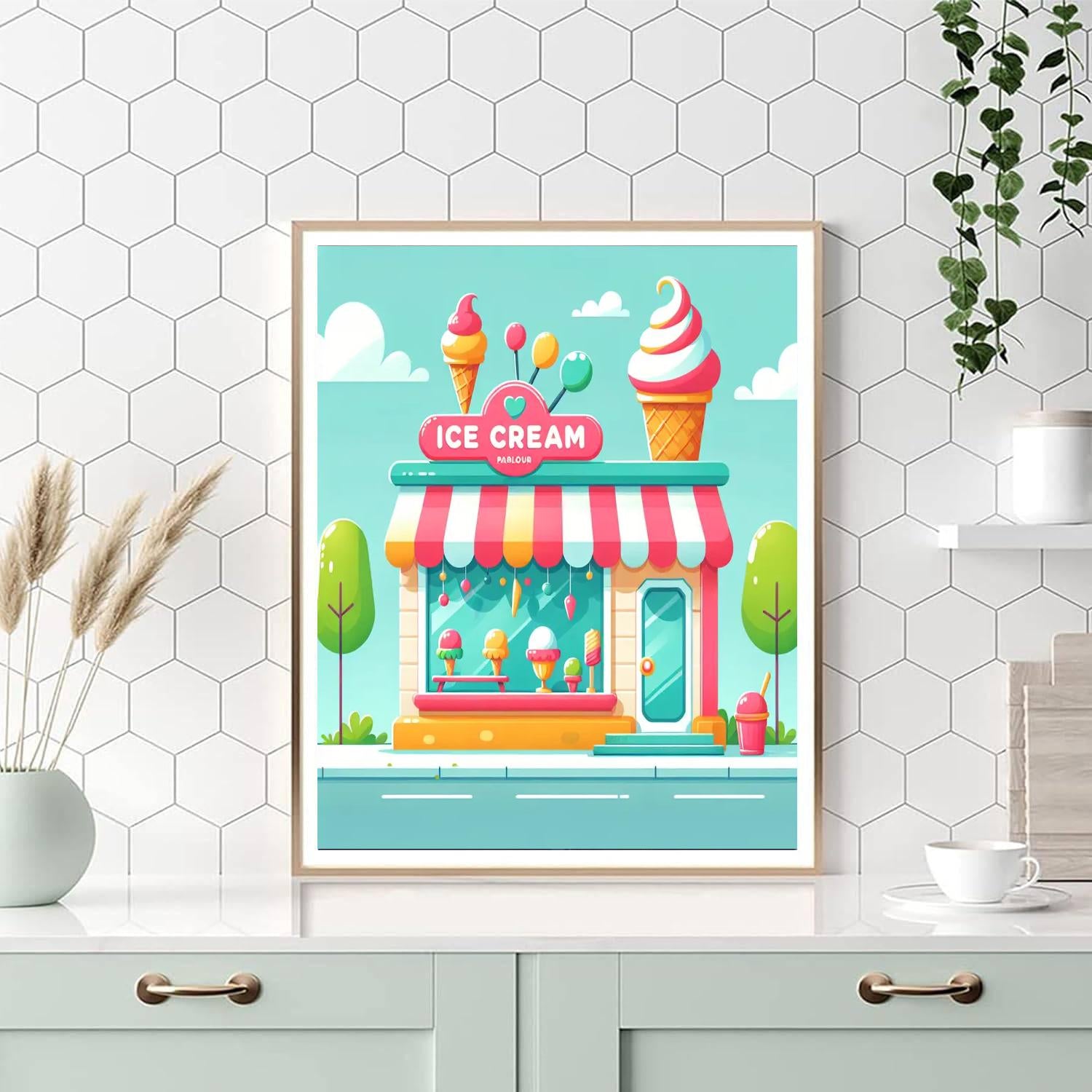 Ice Cream Parlour Fun Paint By Color