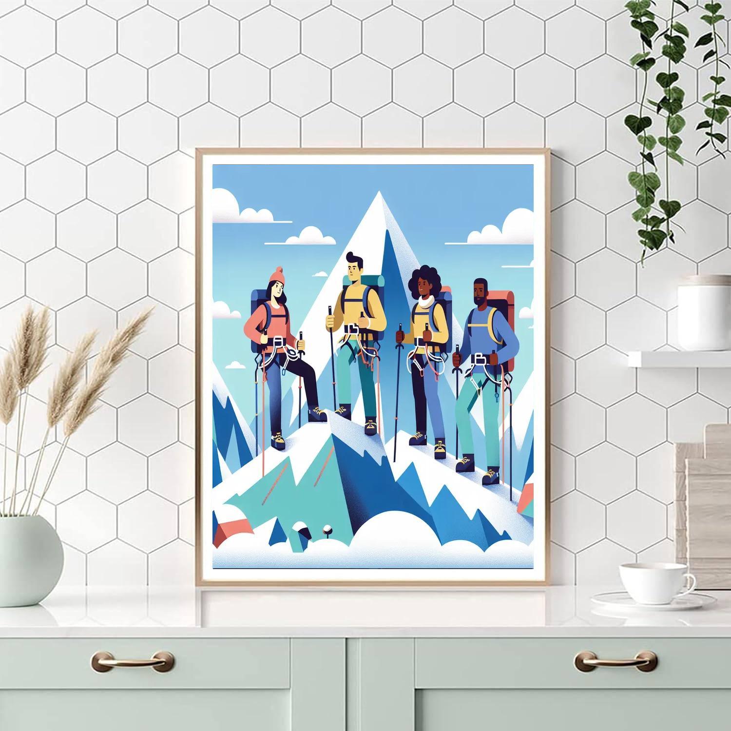 Mountain Explorer Challenge Paint By Color