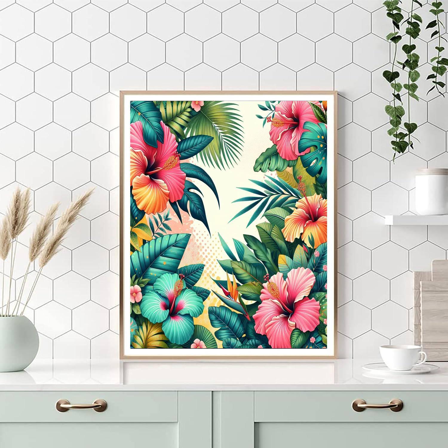 Bohemian Tropical Oasis Paint By Number
