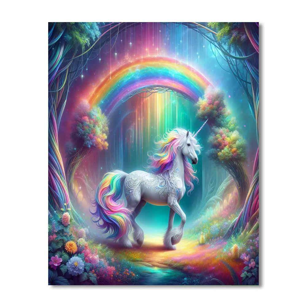 Unicorn's Magical Realm DIY Paint By Numbers