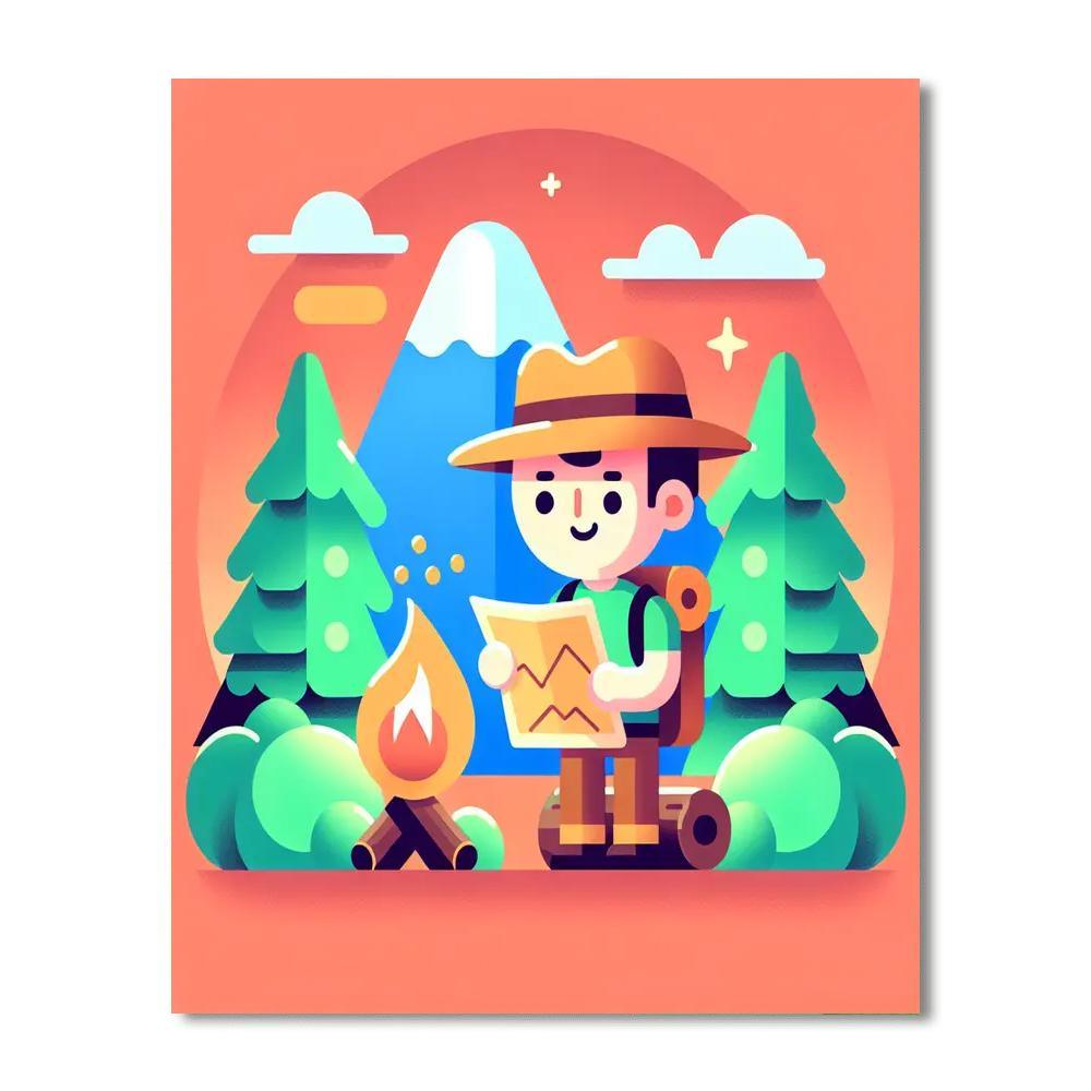 Little Explorer DIY Paint By Numbers