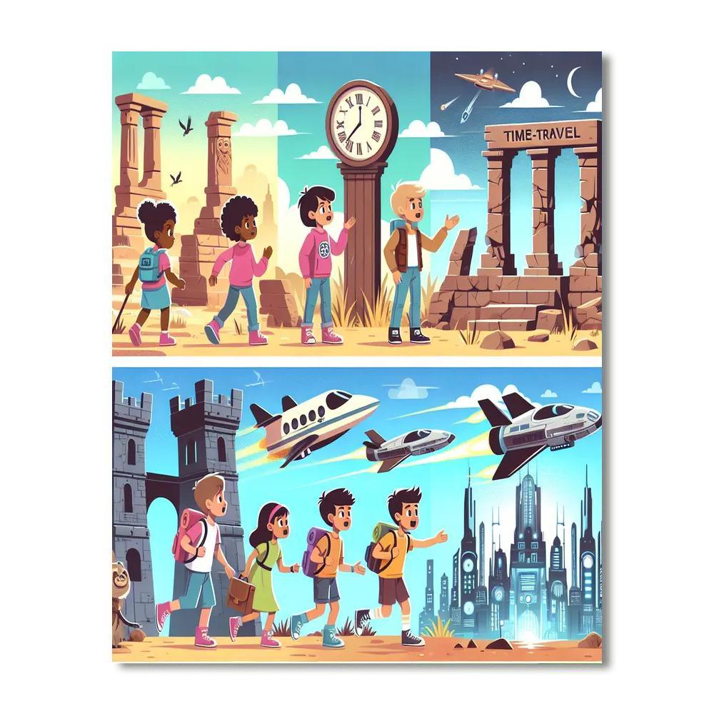 Adventure In Time Paint By Numbers Kits