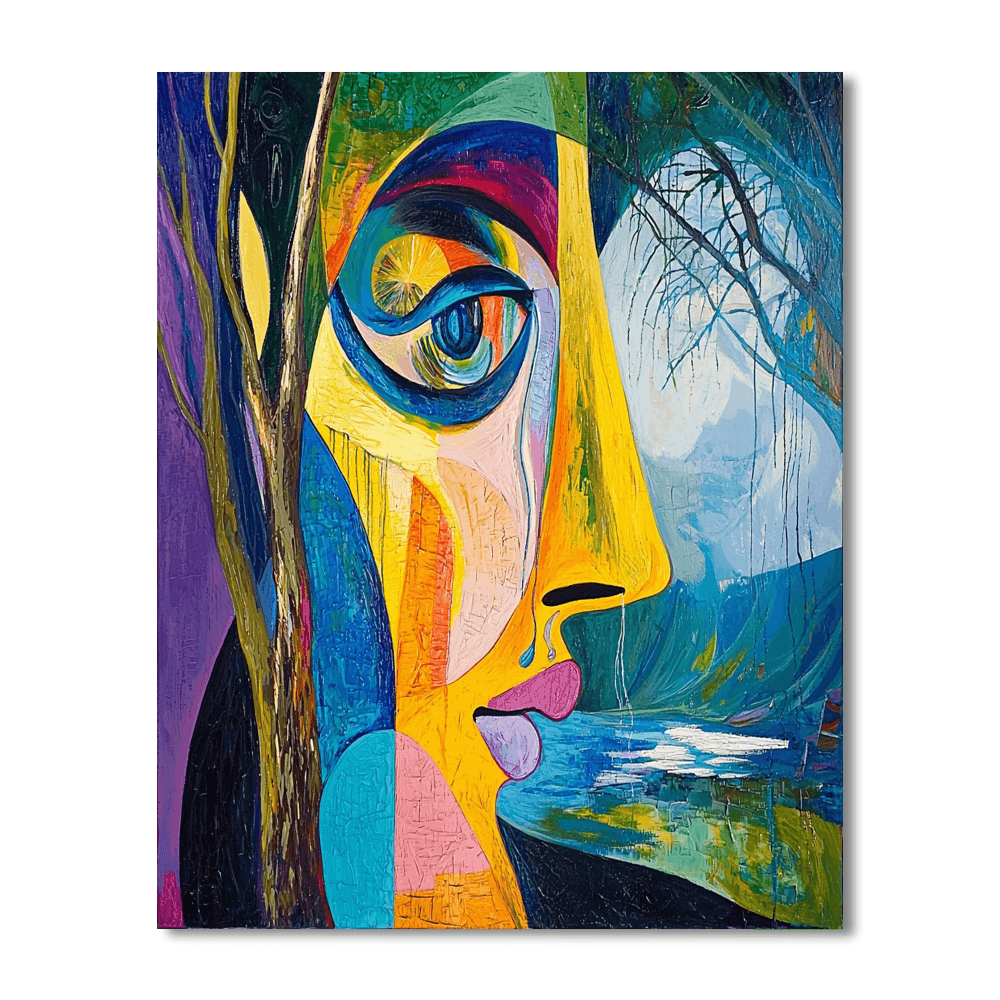 Pablo Picasso Inspired Picasso's Subconscious  Paint By Numbers Kits