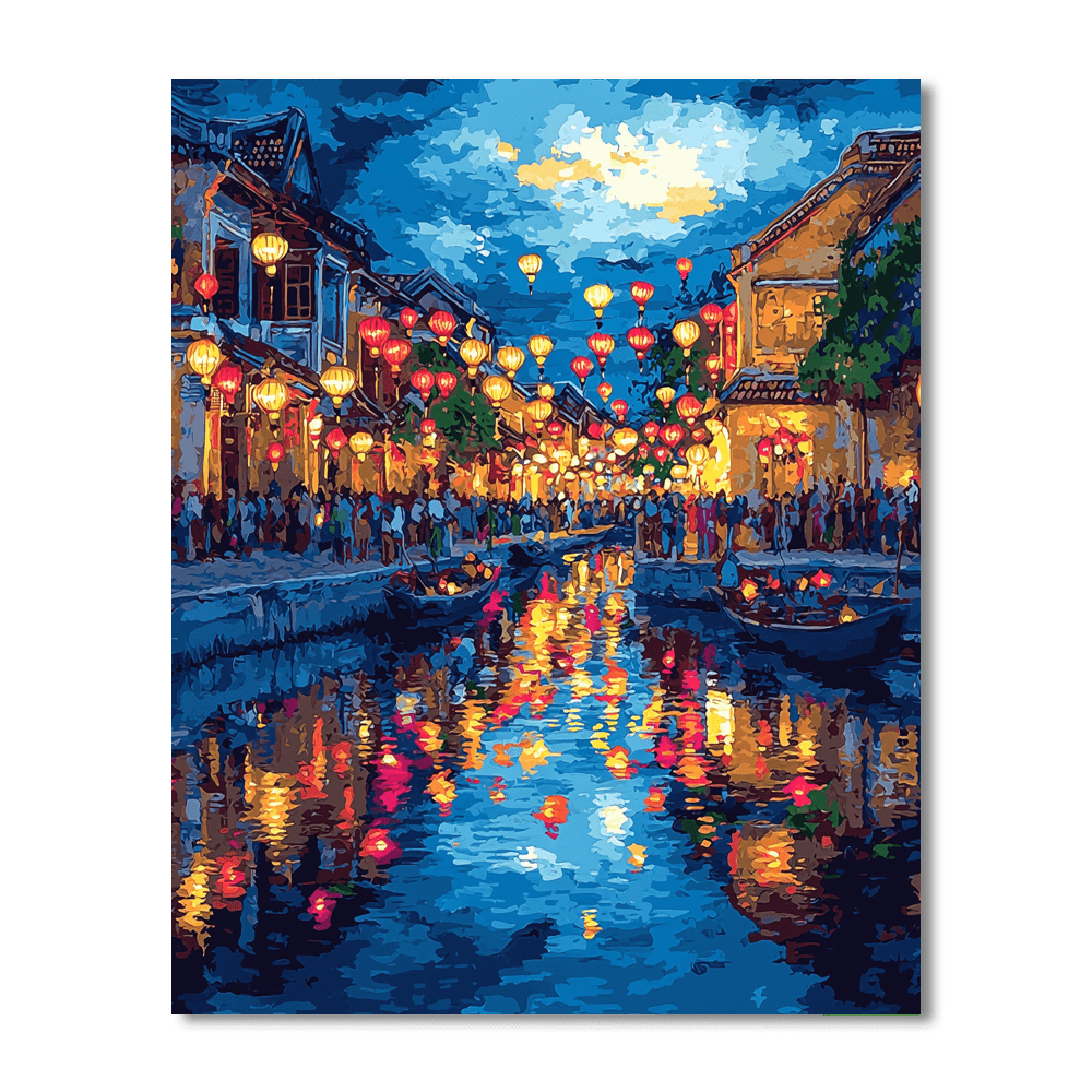Hoi An Lantern Festival - Vietnam Paint By Numbers