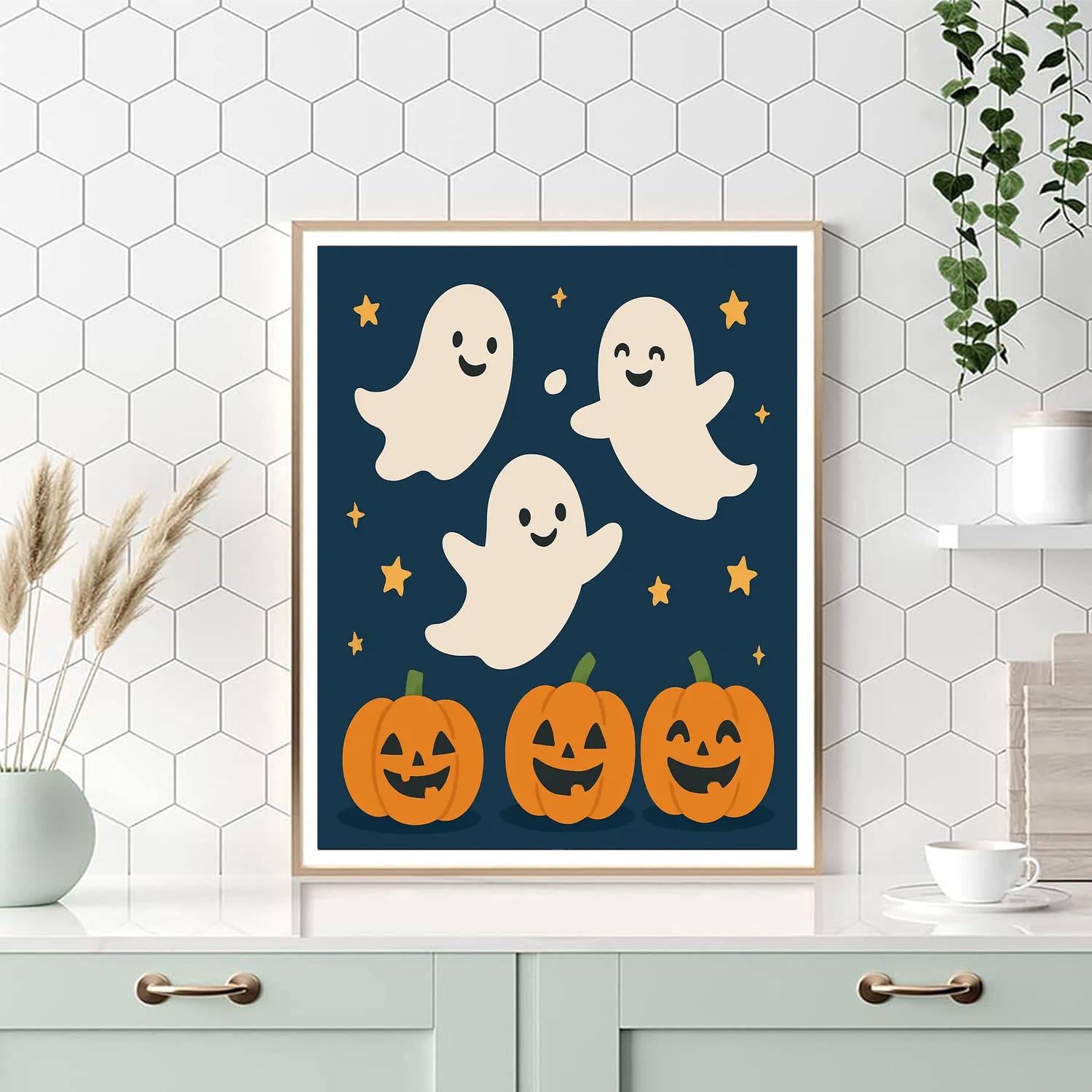 Giggle Ghosts Paint By Numbers