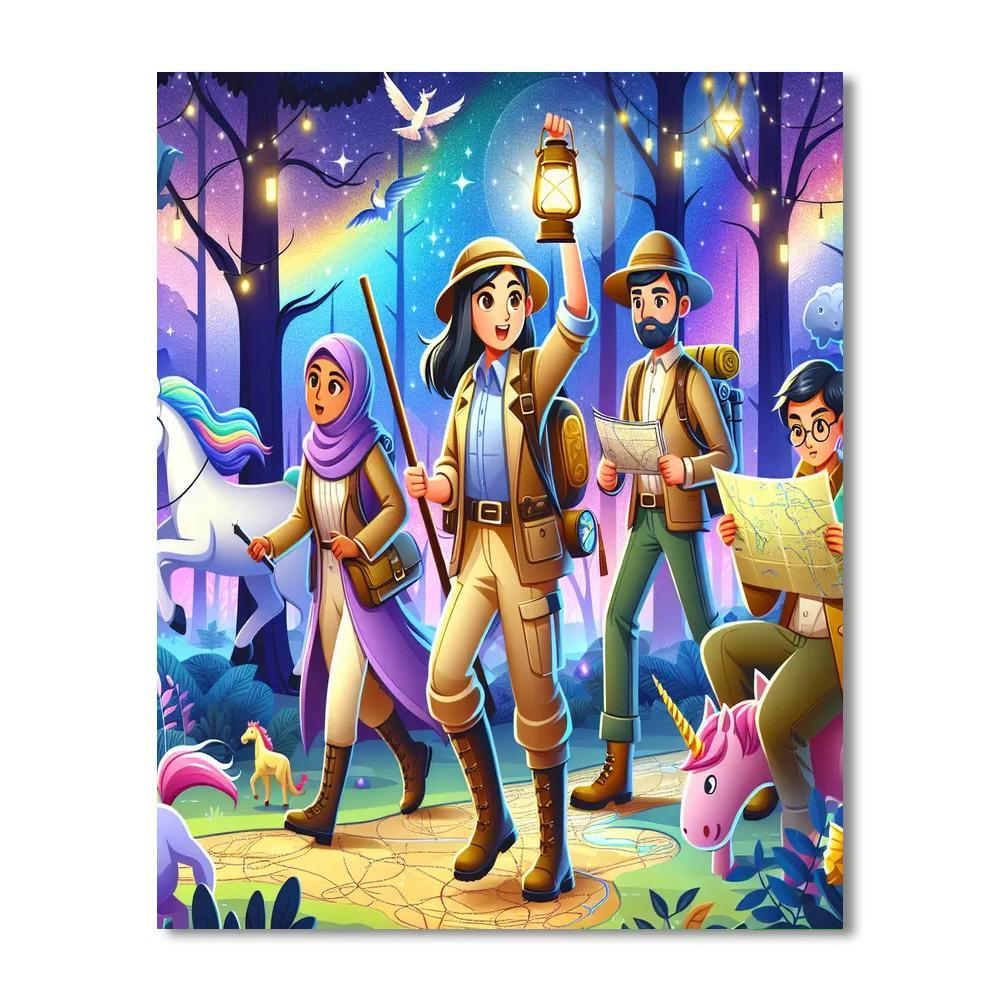 Mystic Forest Quest Paint By Numbers