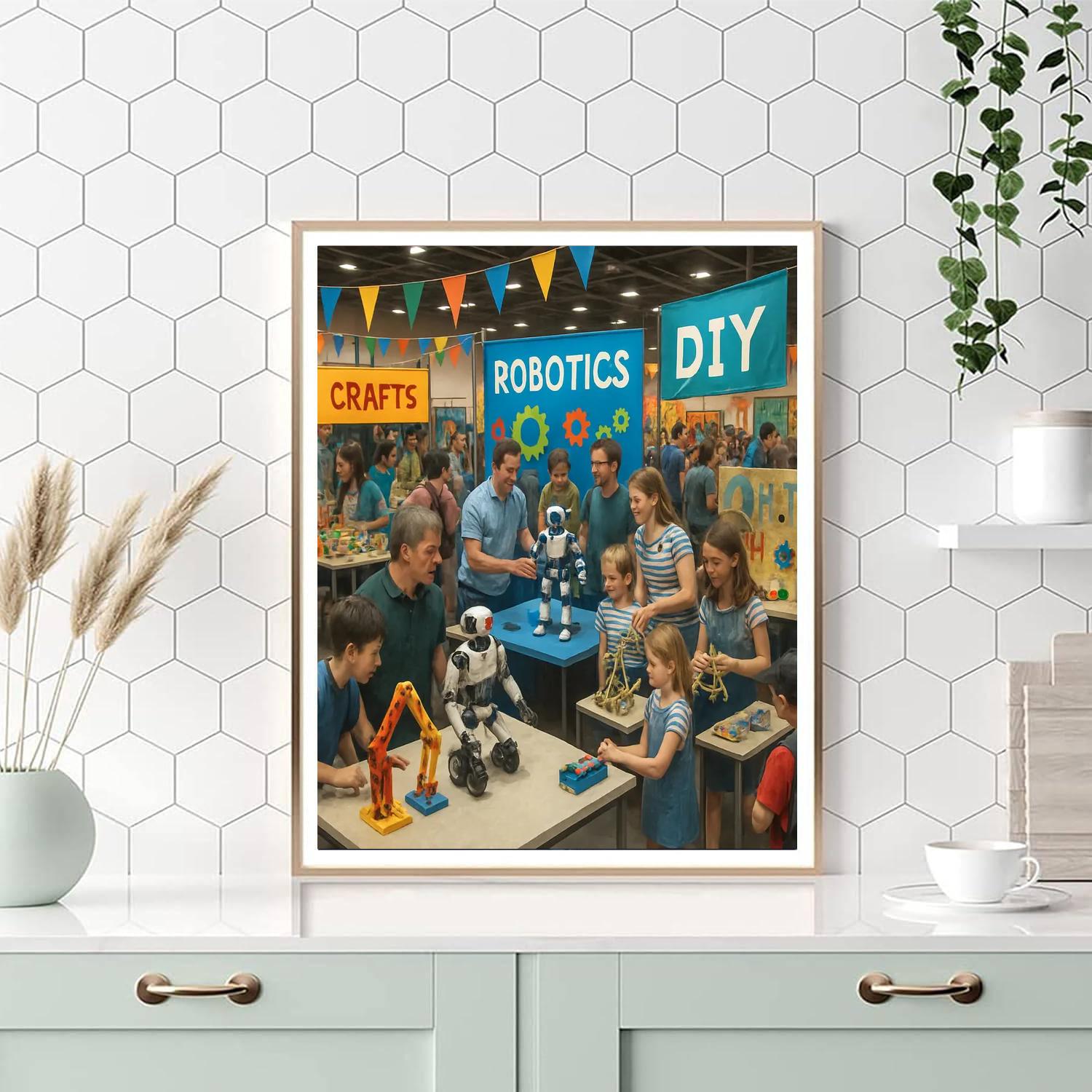 Bay Area Maker Faire - San Mateo Paint By Color