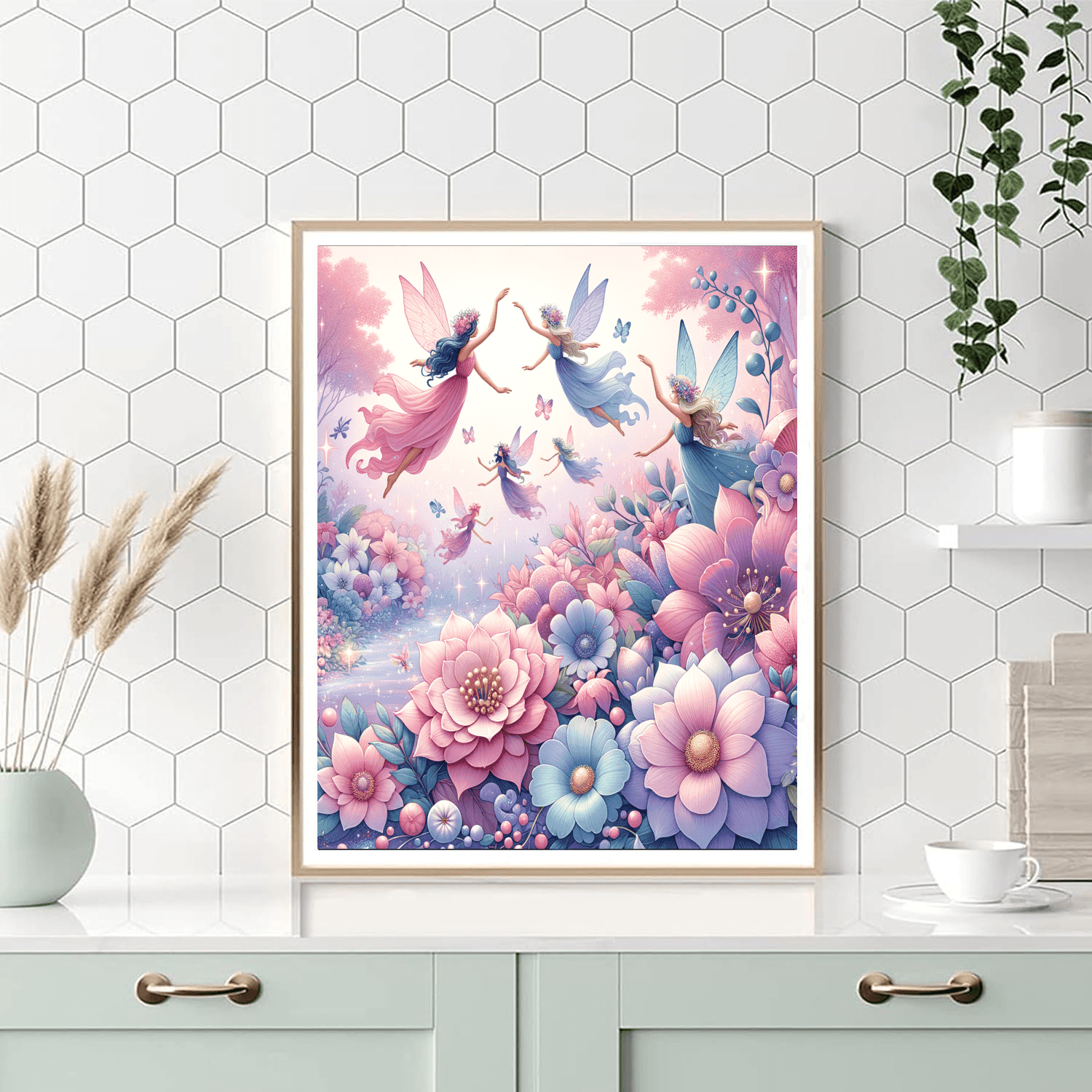 Whimsical Fairies Painting Number Kit