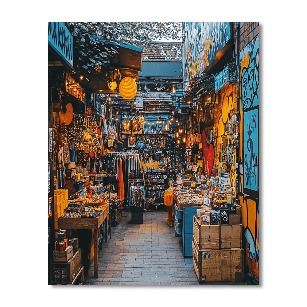 Camden Market - London, England Paint By Numbers Kits