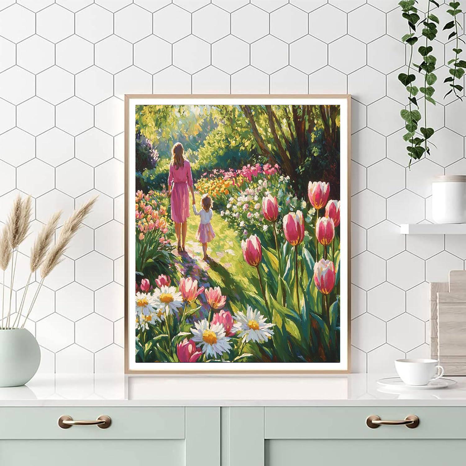 Mother's Garden Of Joy Paint By Numbers Kits