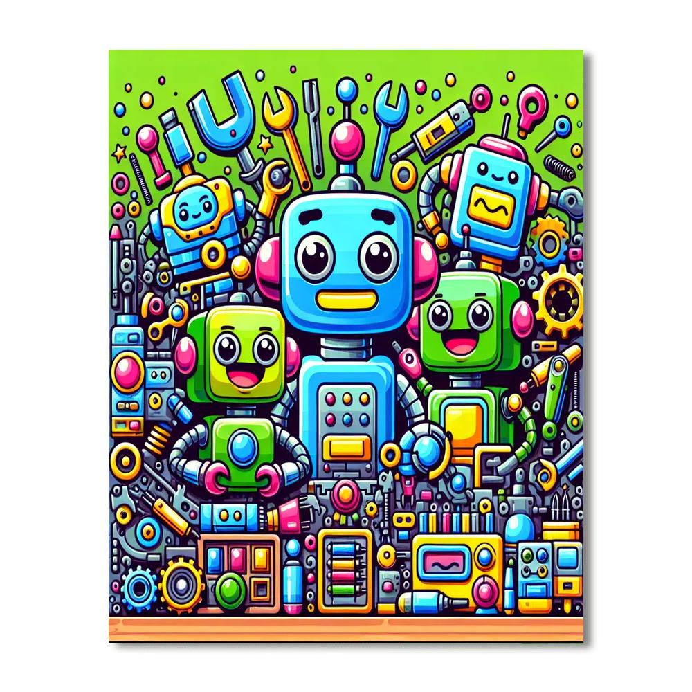 Gadget Geeks Paint By Numbers