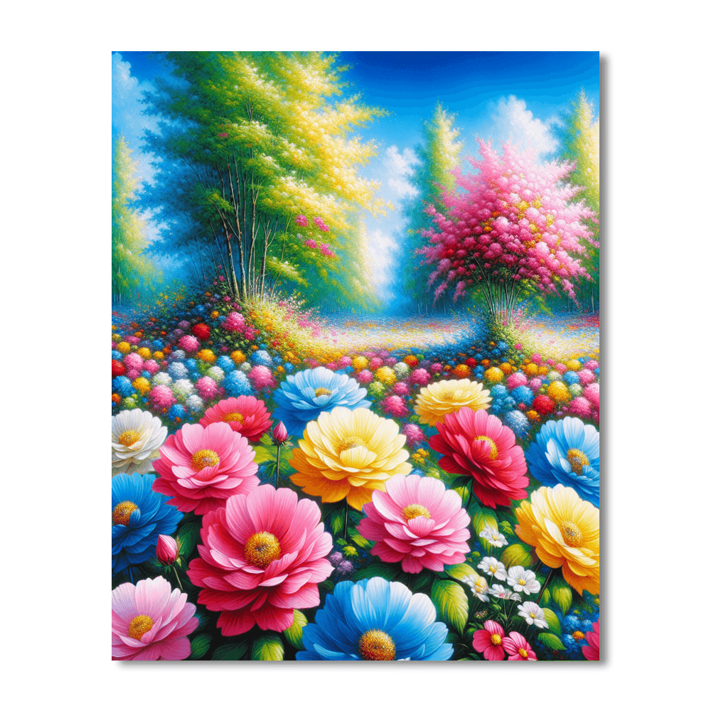 Vibrant Spring Blooms Paint By Numbers Kits