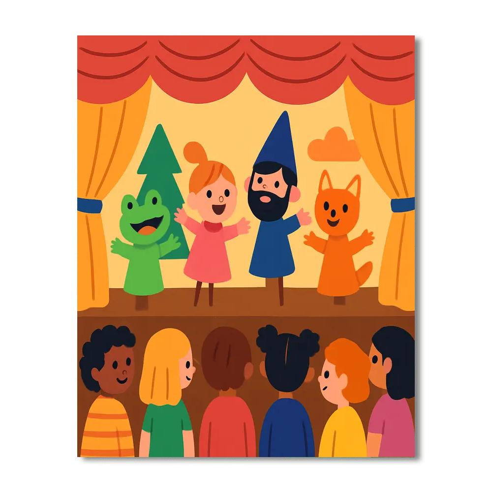 Puppet Show Extravaganza Paint By Number