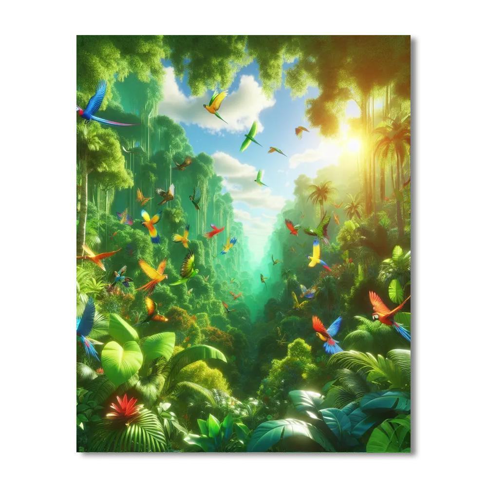 Jungle Rhapsody Numbered Painting Kits