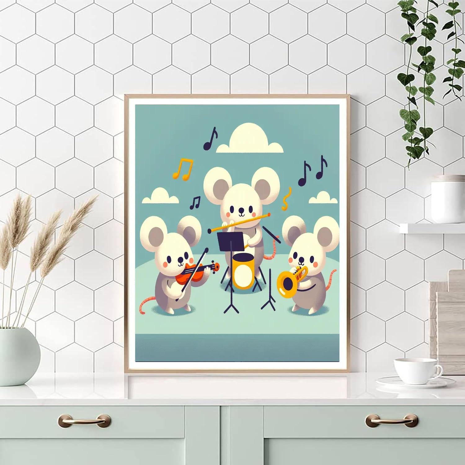 Musical Mice Painting By Numbers Kit