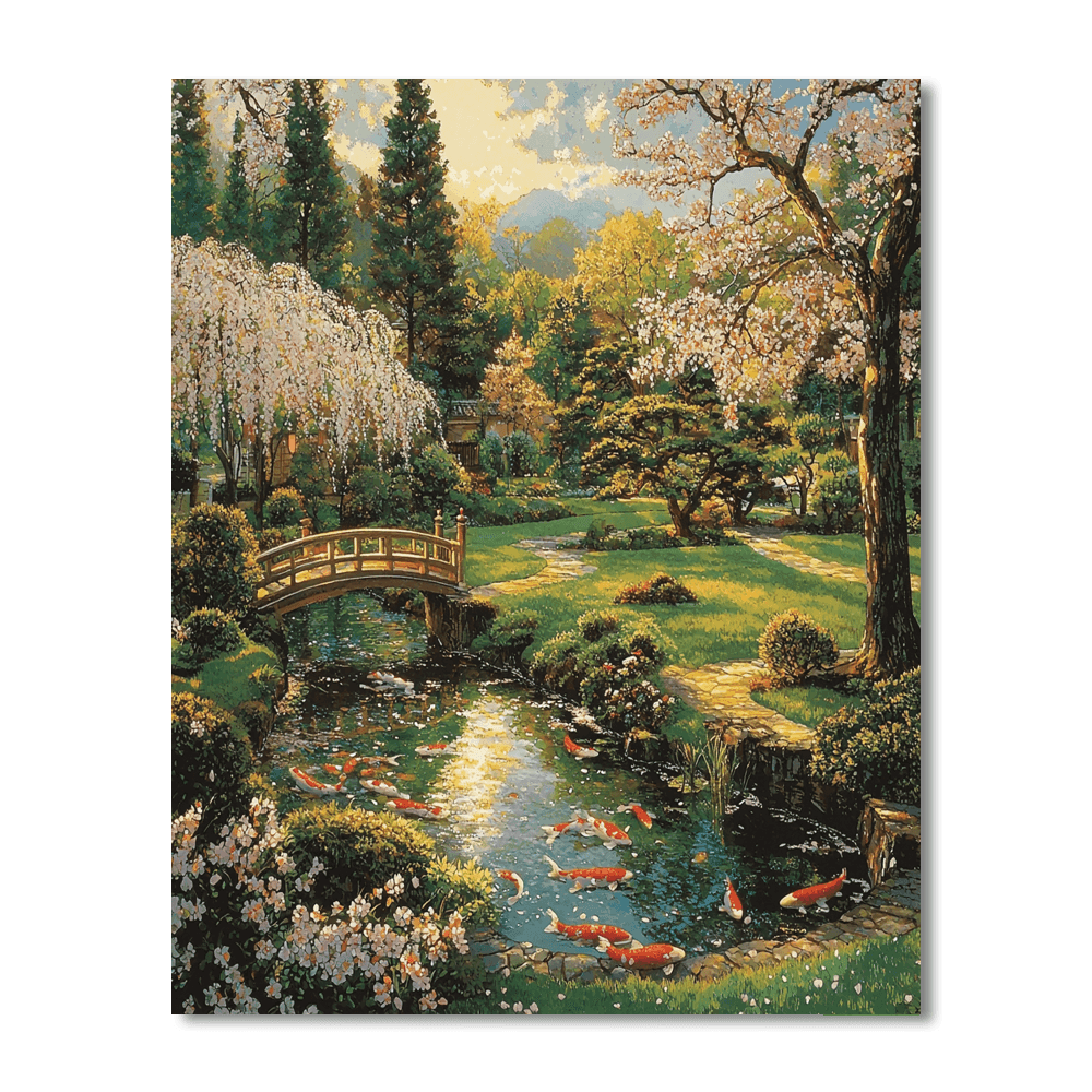 Shinjuku Gyoen National Garden - Tokyo Paint By Numbers Kits