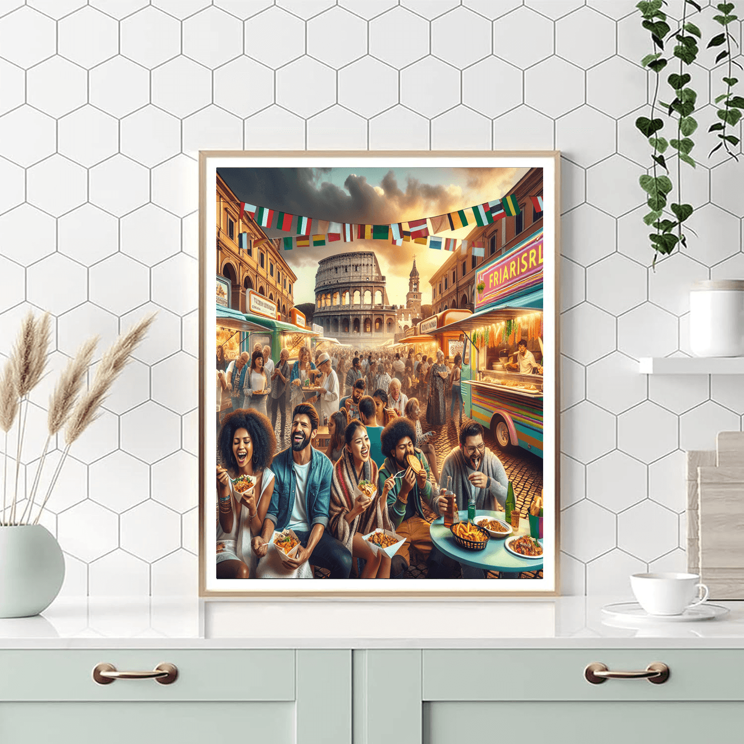 International Festival Of Street Food - Rome, Italy DIY Paint By Numbers