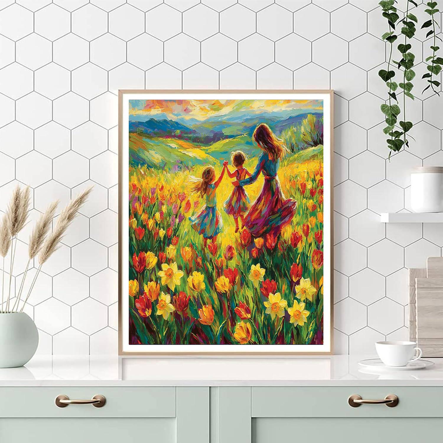 Spring Harmony Symphony Number Painting