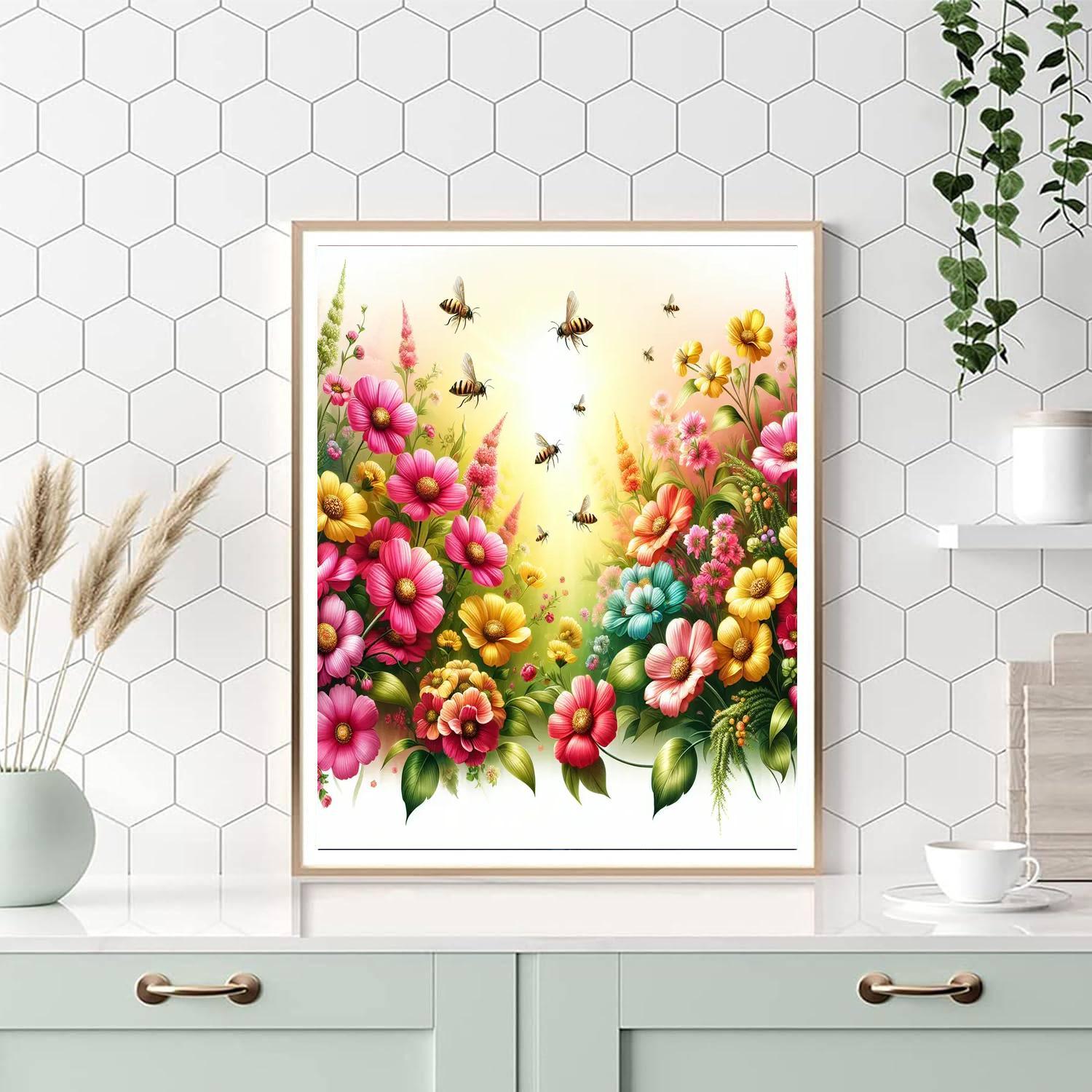 Sunny Garden Blooms Paint By Numbers