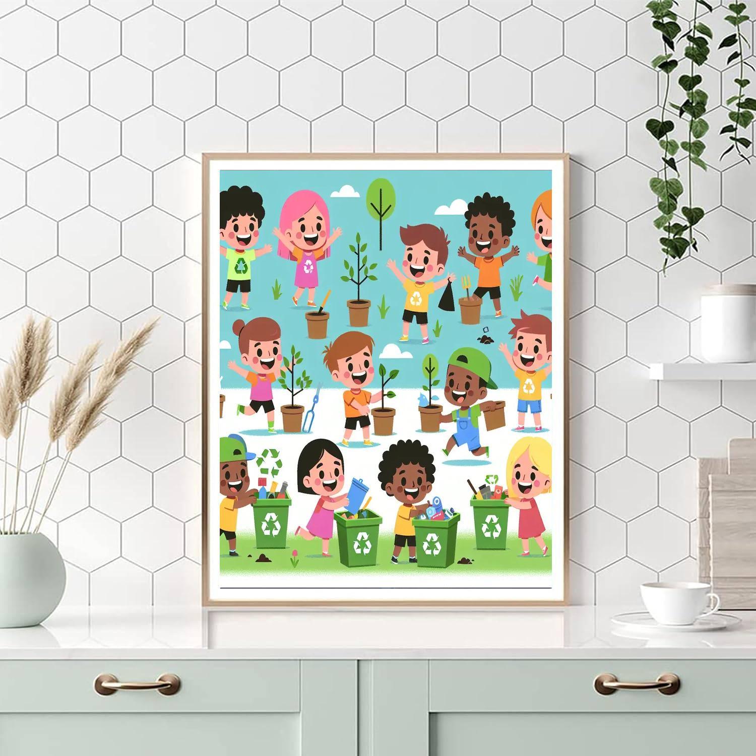 Eco Warriors Numbered Painting Kits