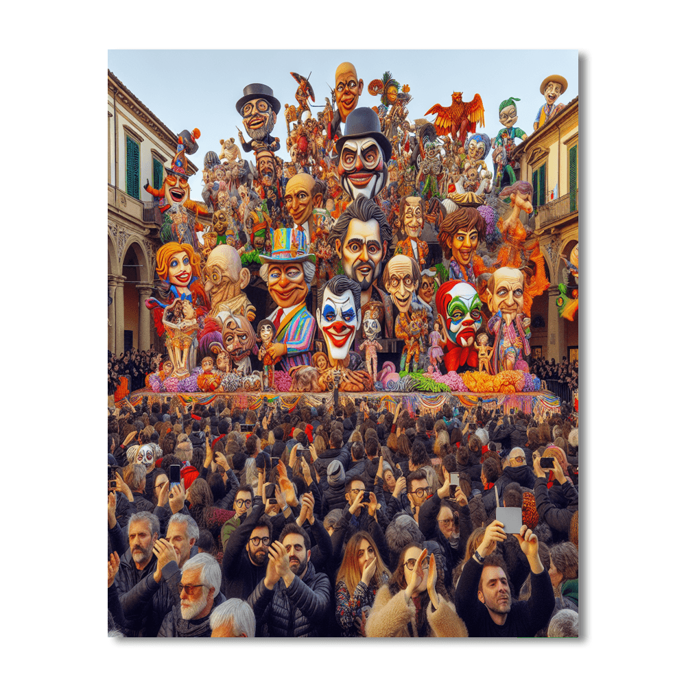 Carnival Of Viareggio - Italy Paint By Numbers Kits