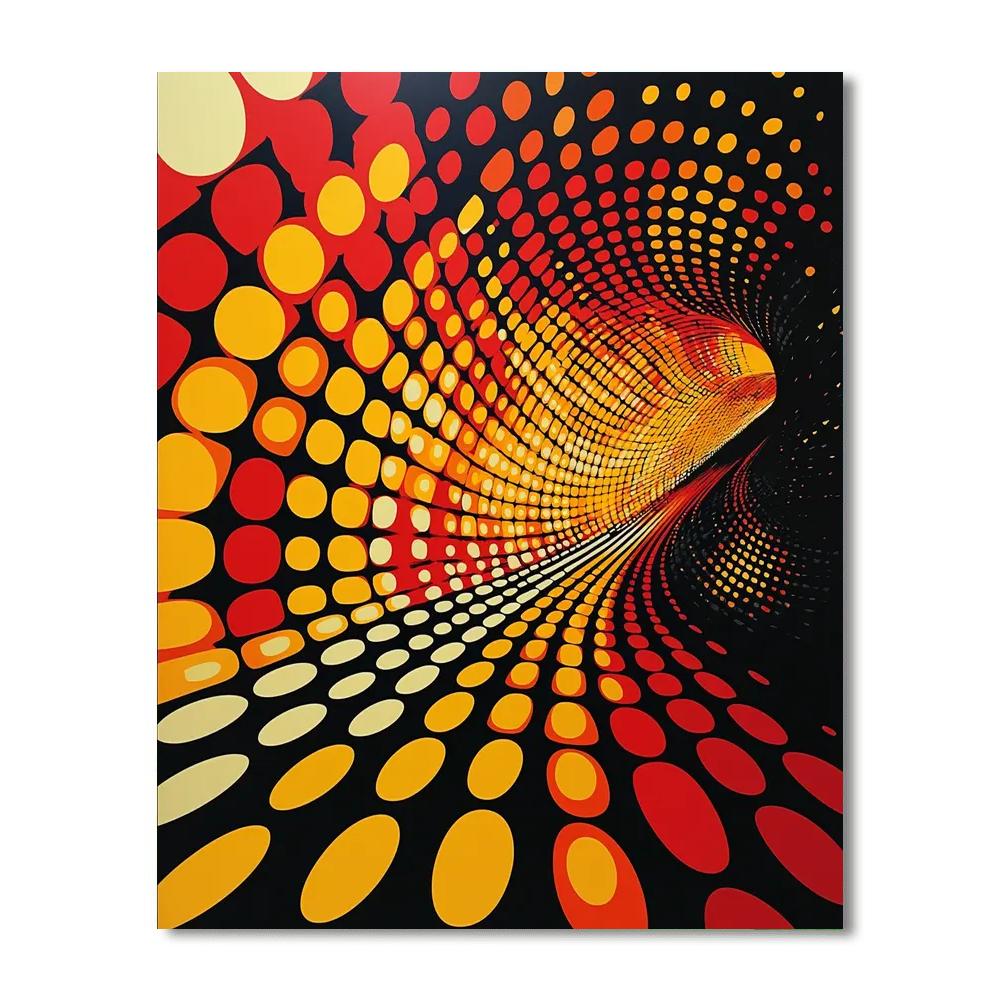 Yayoi Kusama Inspired Infinity And Beyond  DIY Paint By Numbers