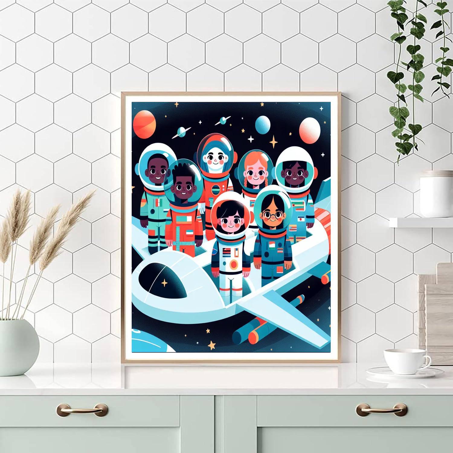Starry Space Voyage Paint By Number