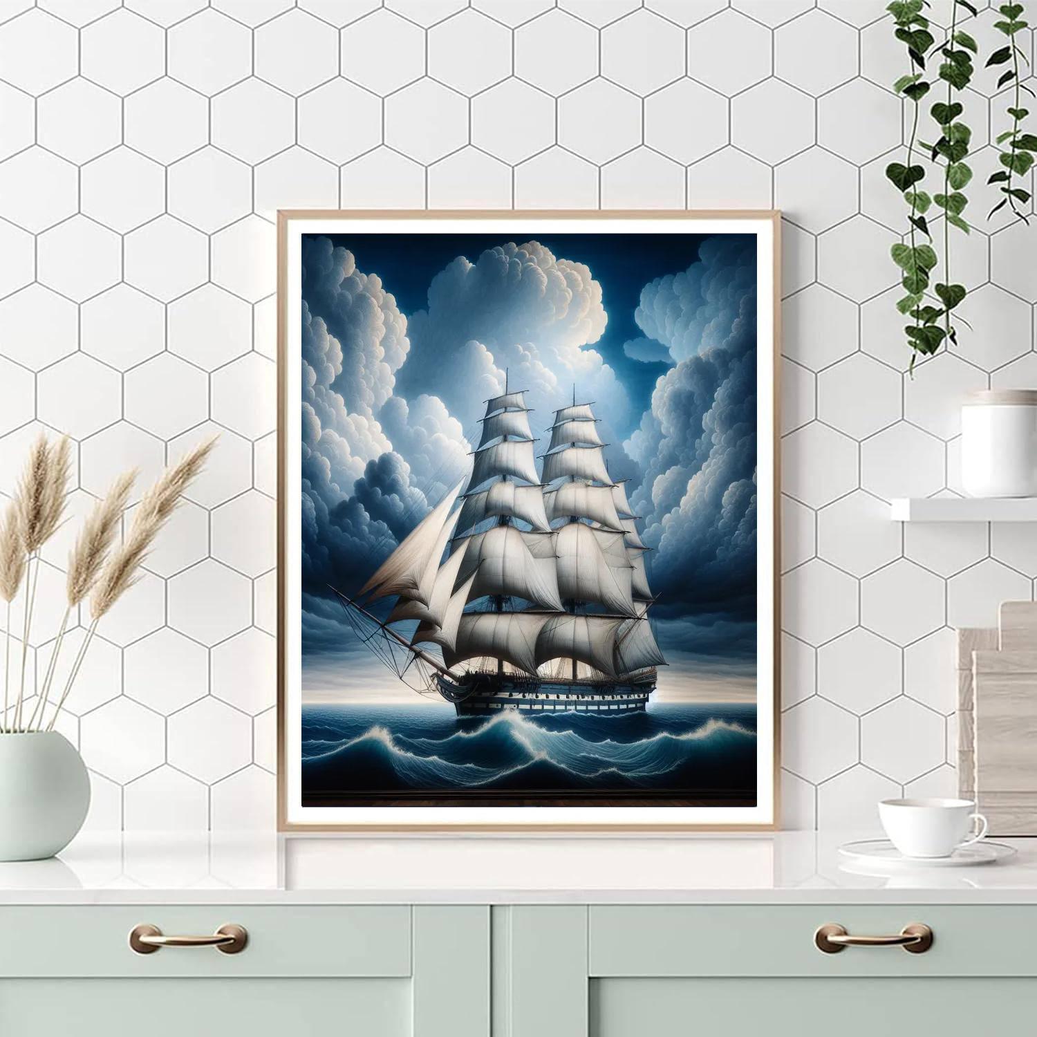 Nautical Sailing Adventure Paint By Color