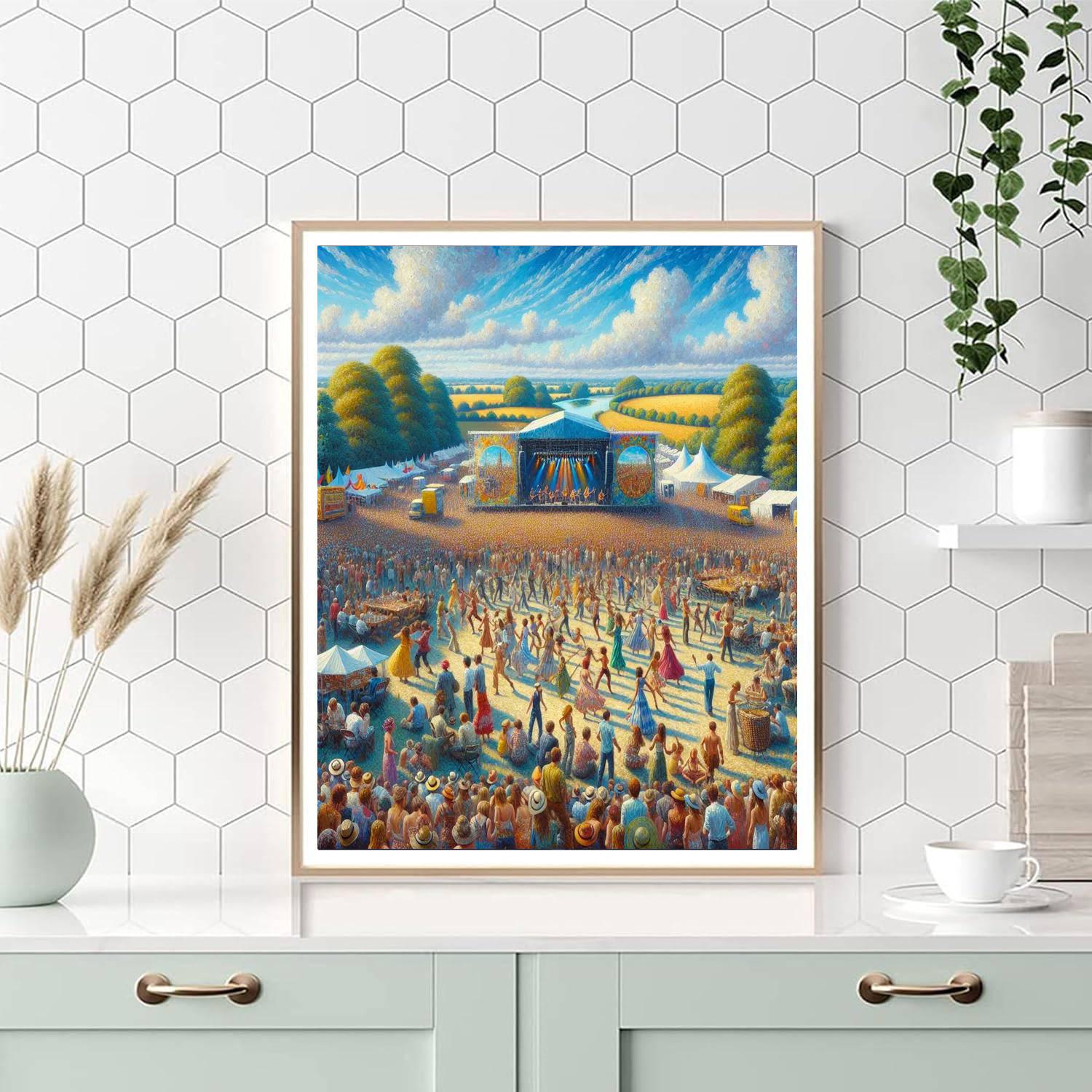 Leeds Festival - United Kingdom Numbered Painting Kits