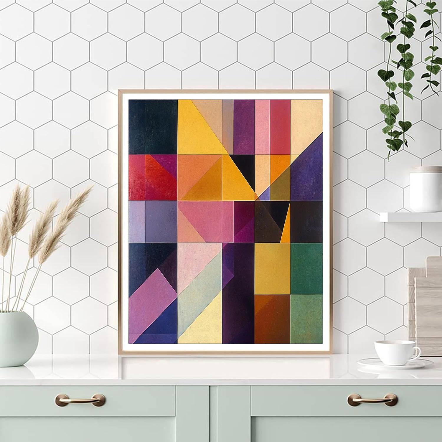 Kazimir Malevich Inspired Symphonic Forms  Paint By Color