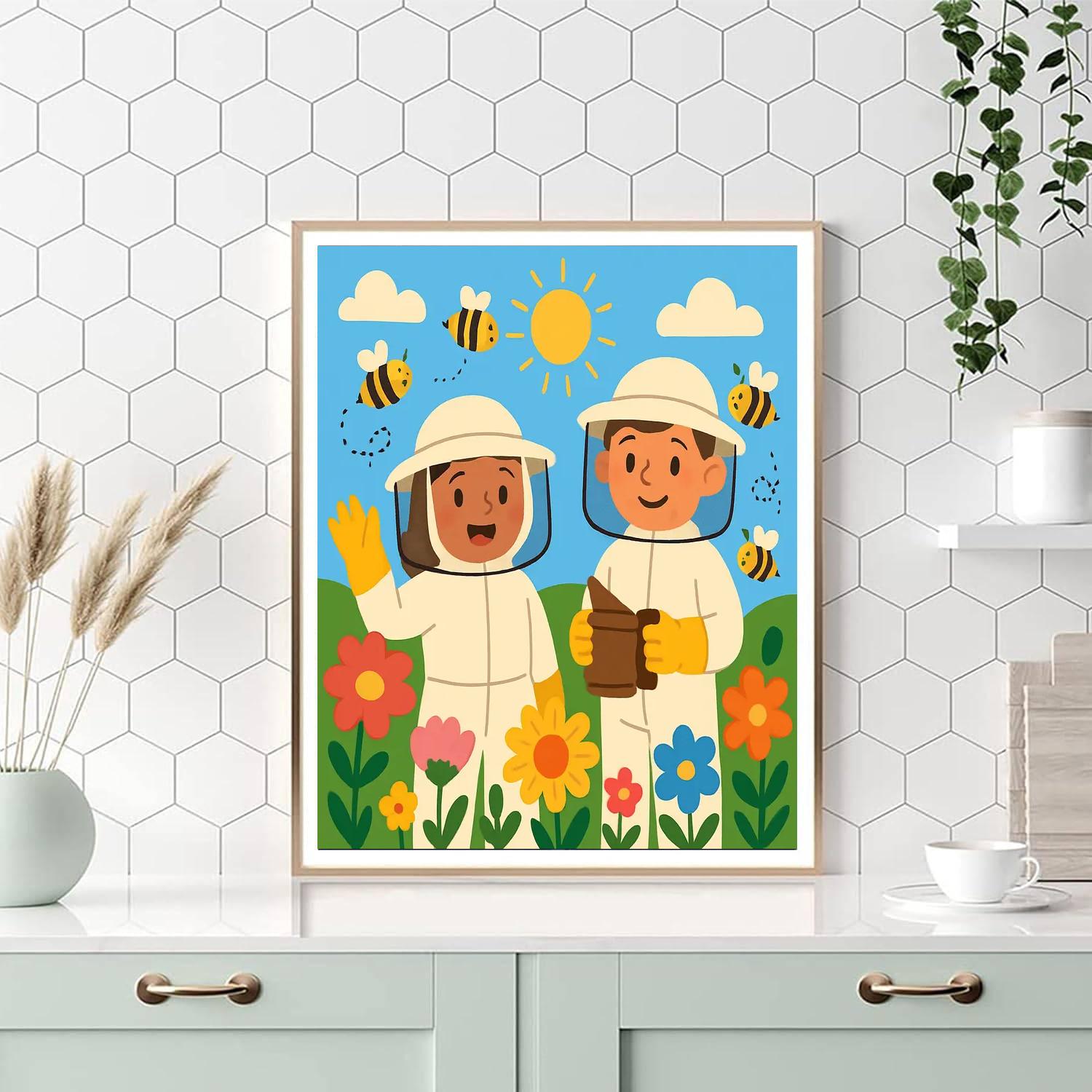 Busy Little Beekeepers Painting By Numbers Kit