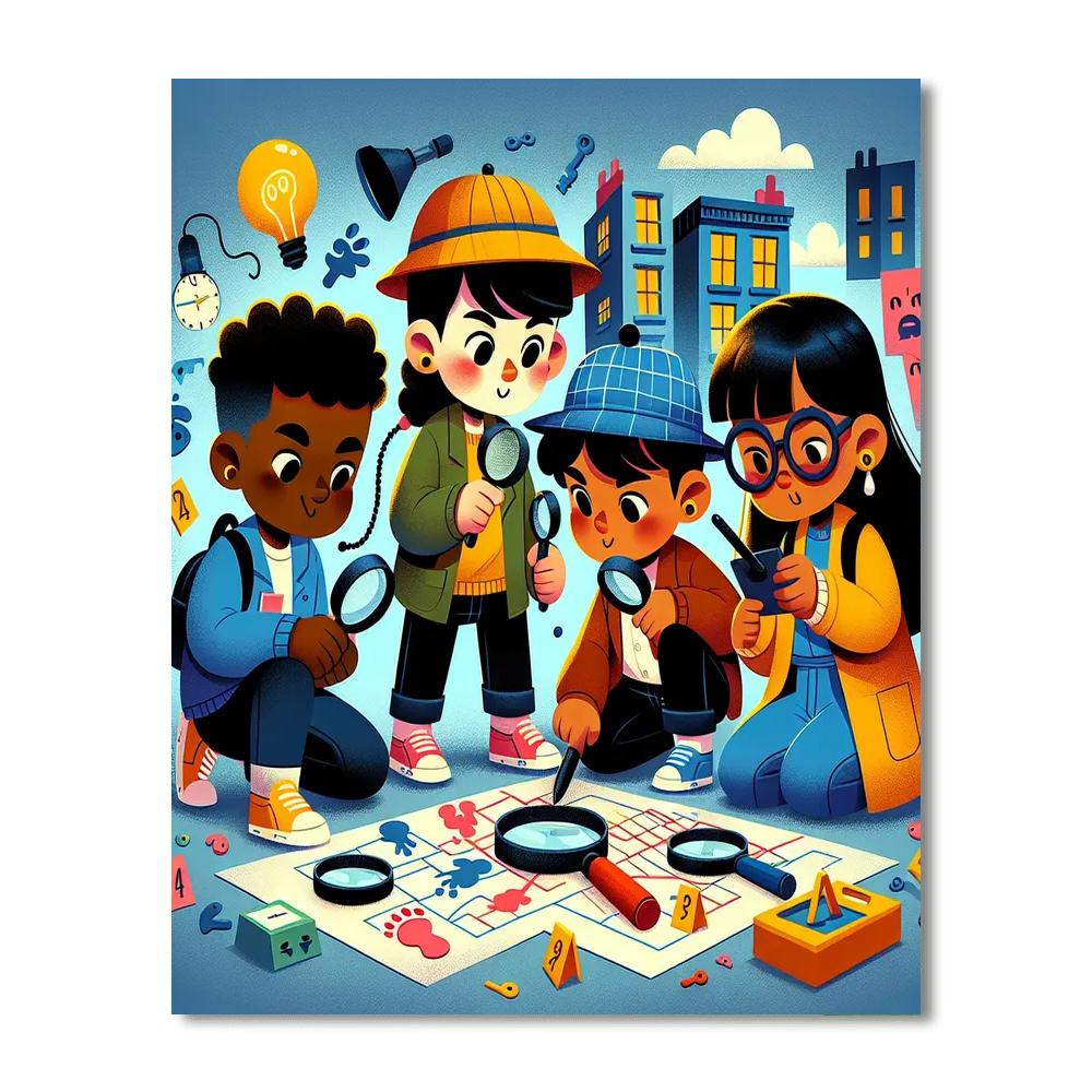 Super Sleuth Adventures Number Painting