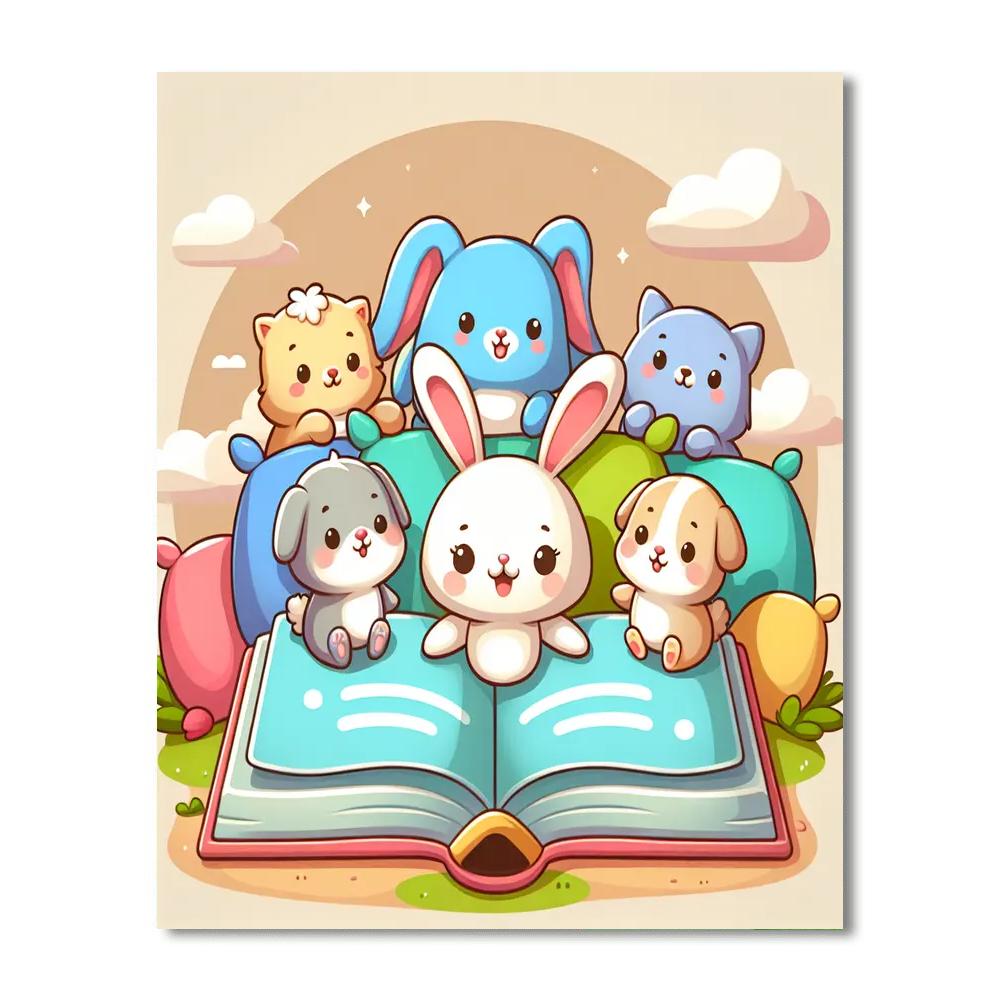 Cuddle Puddle Story Time Paint By Numbers