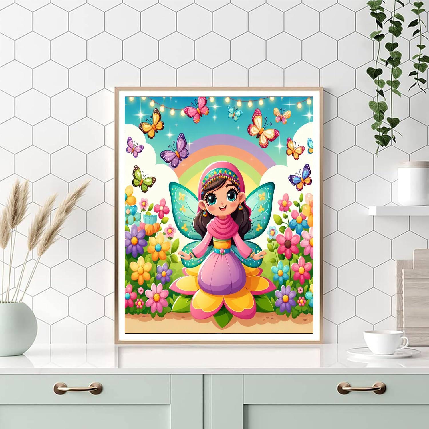 Whimsical Fairy Adventures Painting Number Kit