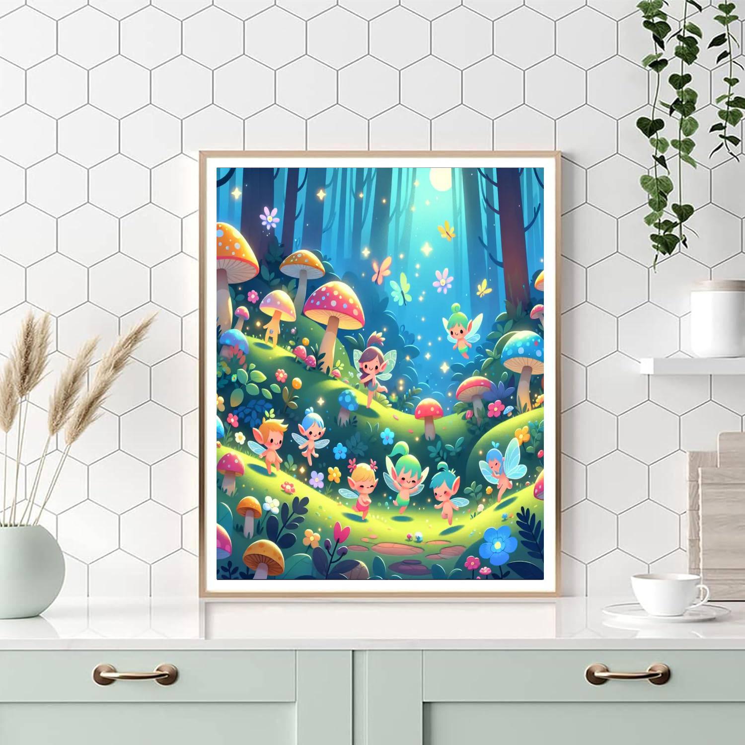 Enchanted Pixie Glen Paint By Numbers