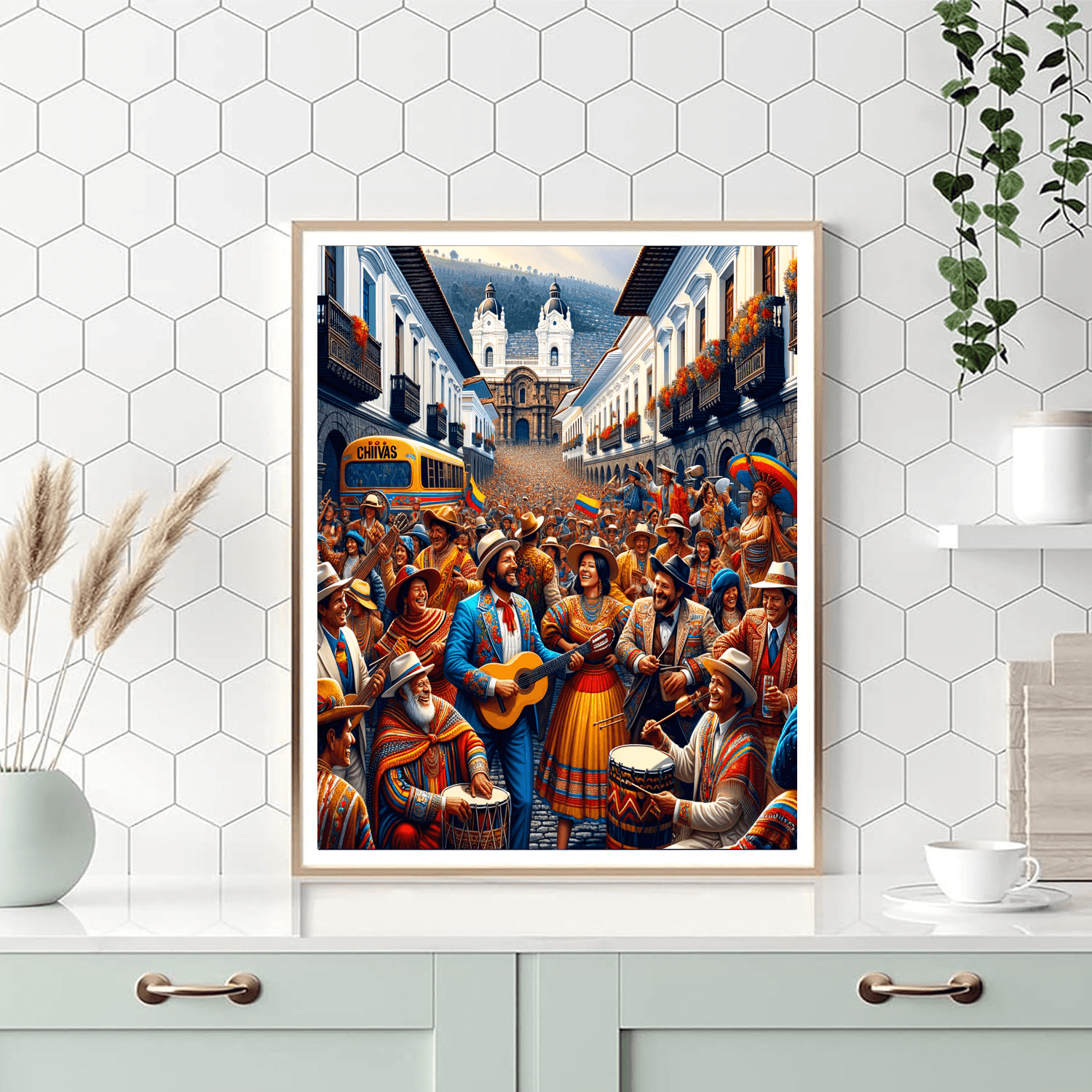 Fiestas De Quito - Ecuador Numbered Painting Kits