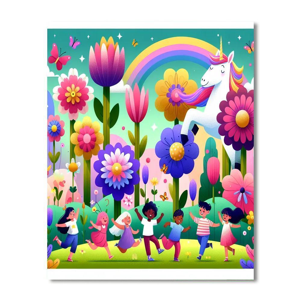 Frolic In Fantasy Meadow Paint By Numbers Kits