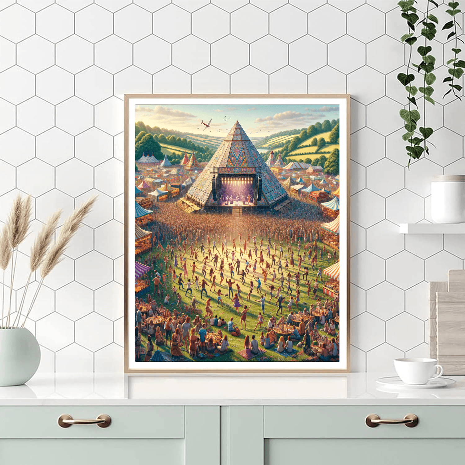 Glastonbury Festival Painting Number Kit