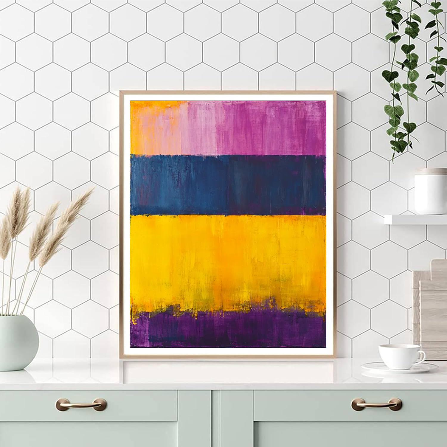 Mark Rothko Inspired Chroma Dreams  Painting Number Kit