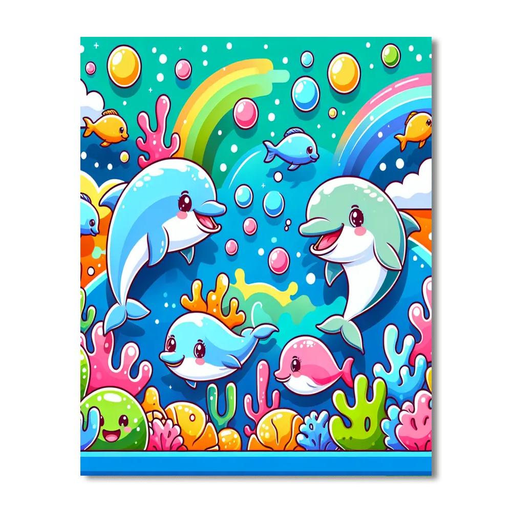 Friends Of The Ocean Painting Number Kit