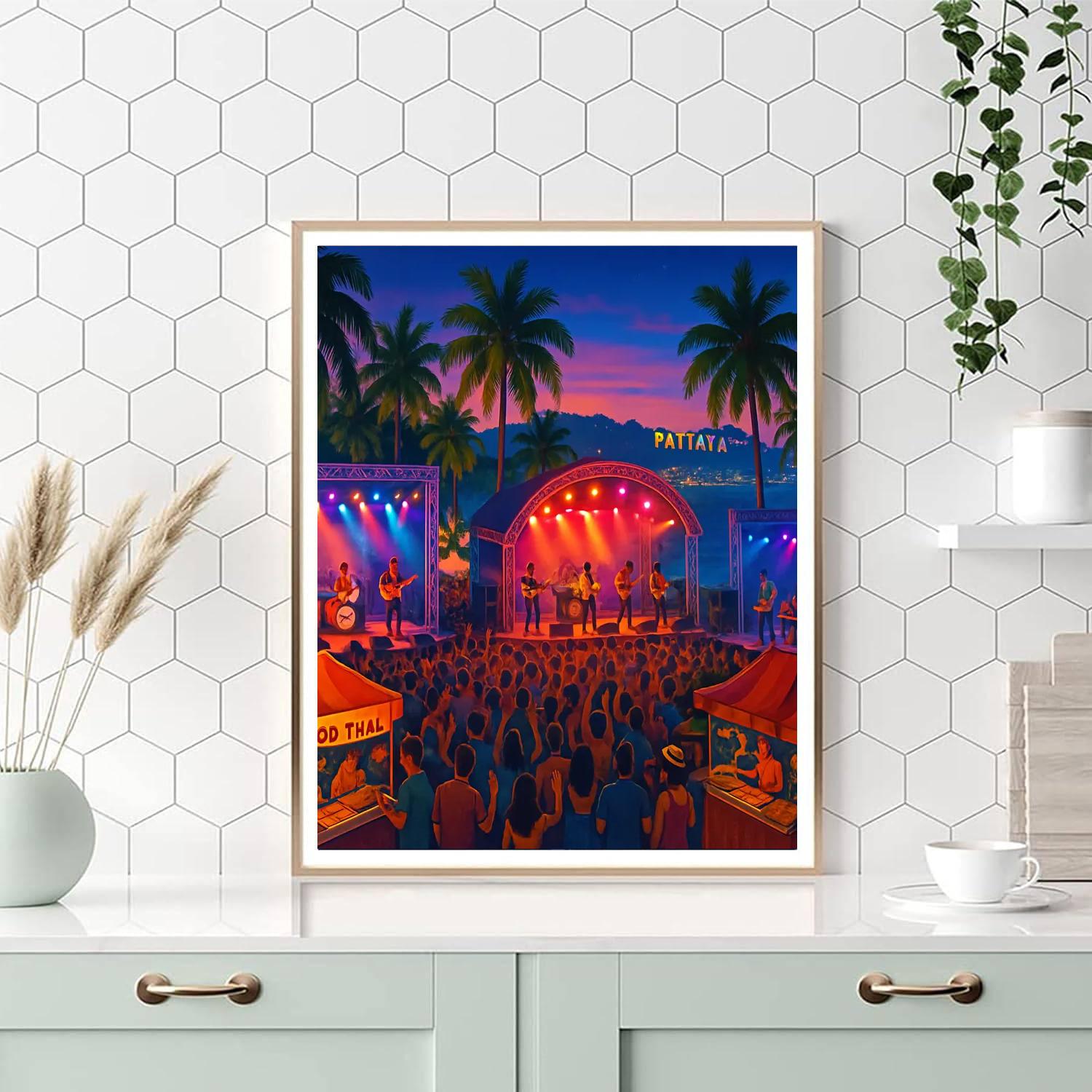 Pattaya International Music Festival - Pattaya, Thailand DIY Paint By Numbers